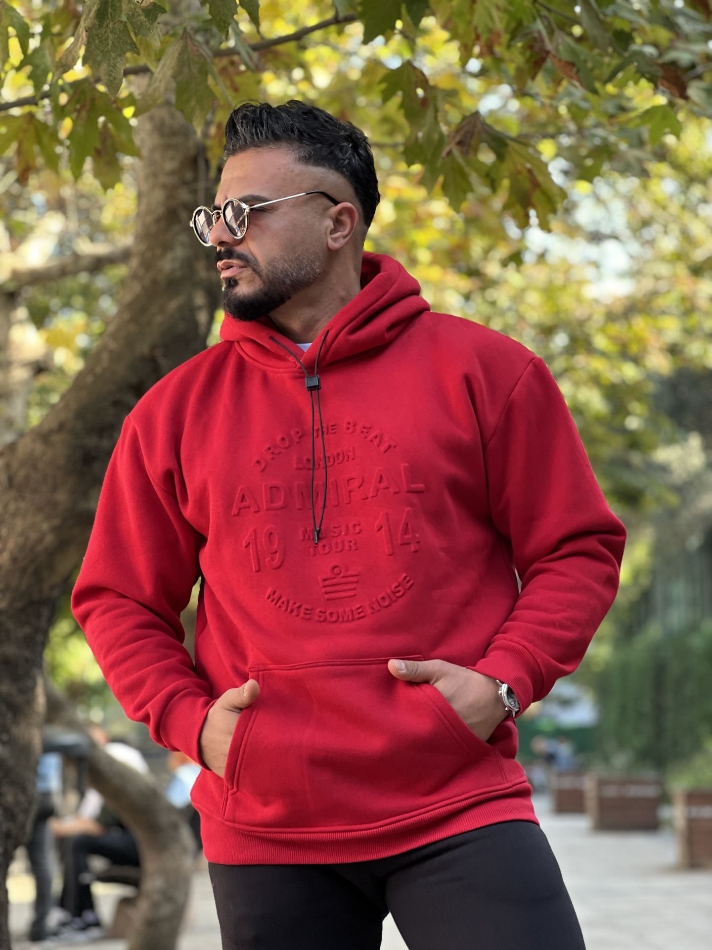 3 İplik Şardonlu Oversize Kapşonlu Sweat