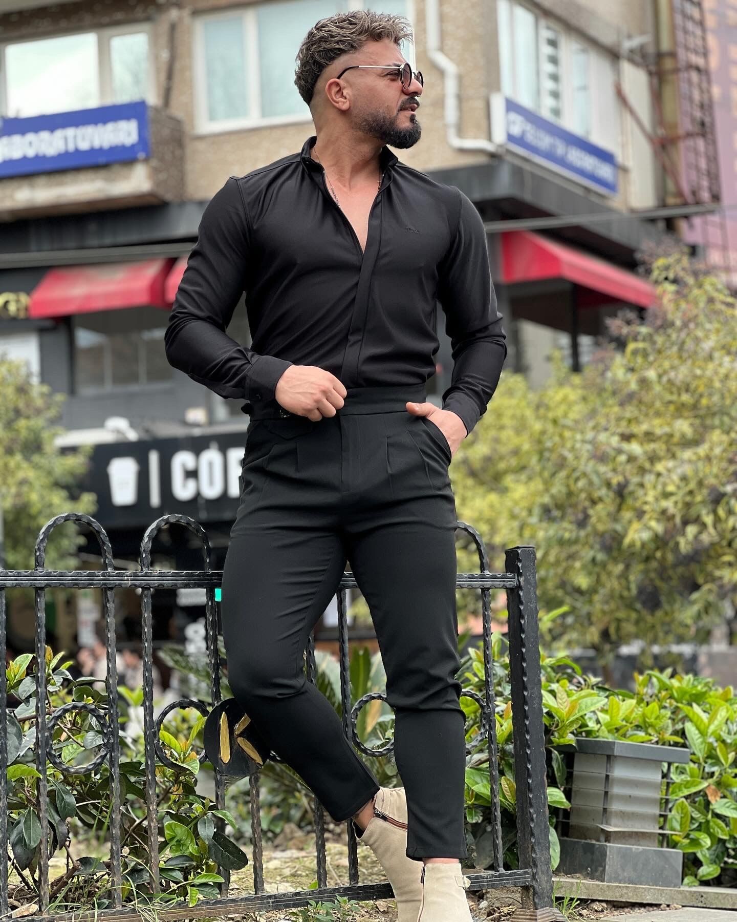 Slim Fit Fermuarlı Zara Model Gömlek