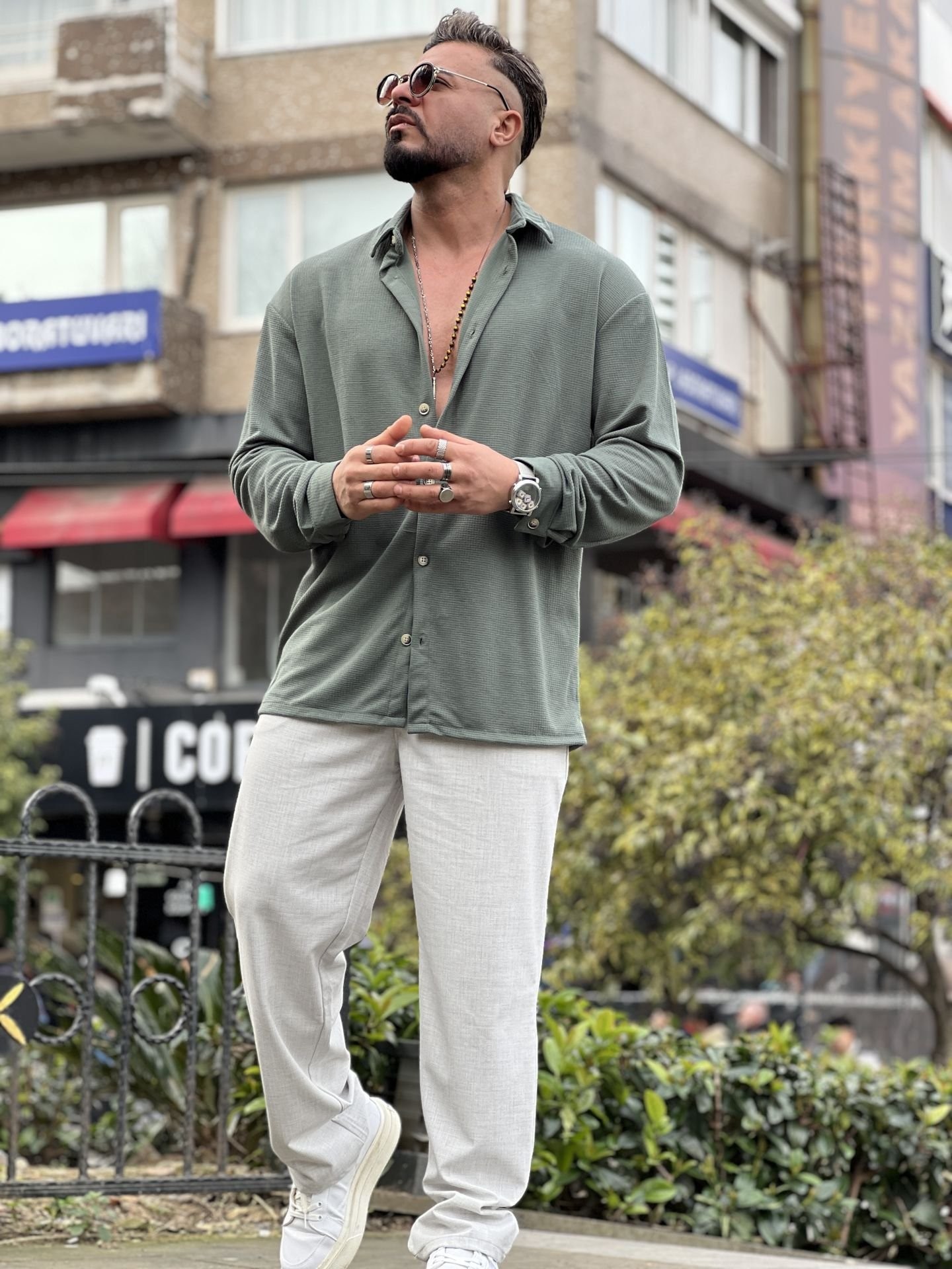 Özel Kesim Oversize Gömlek