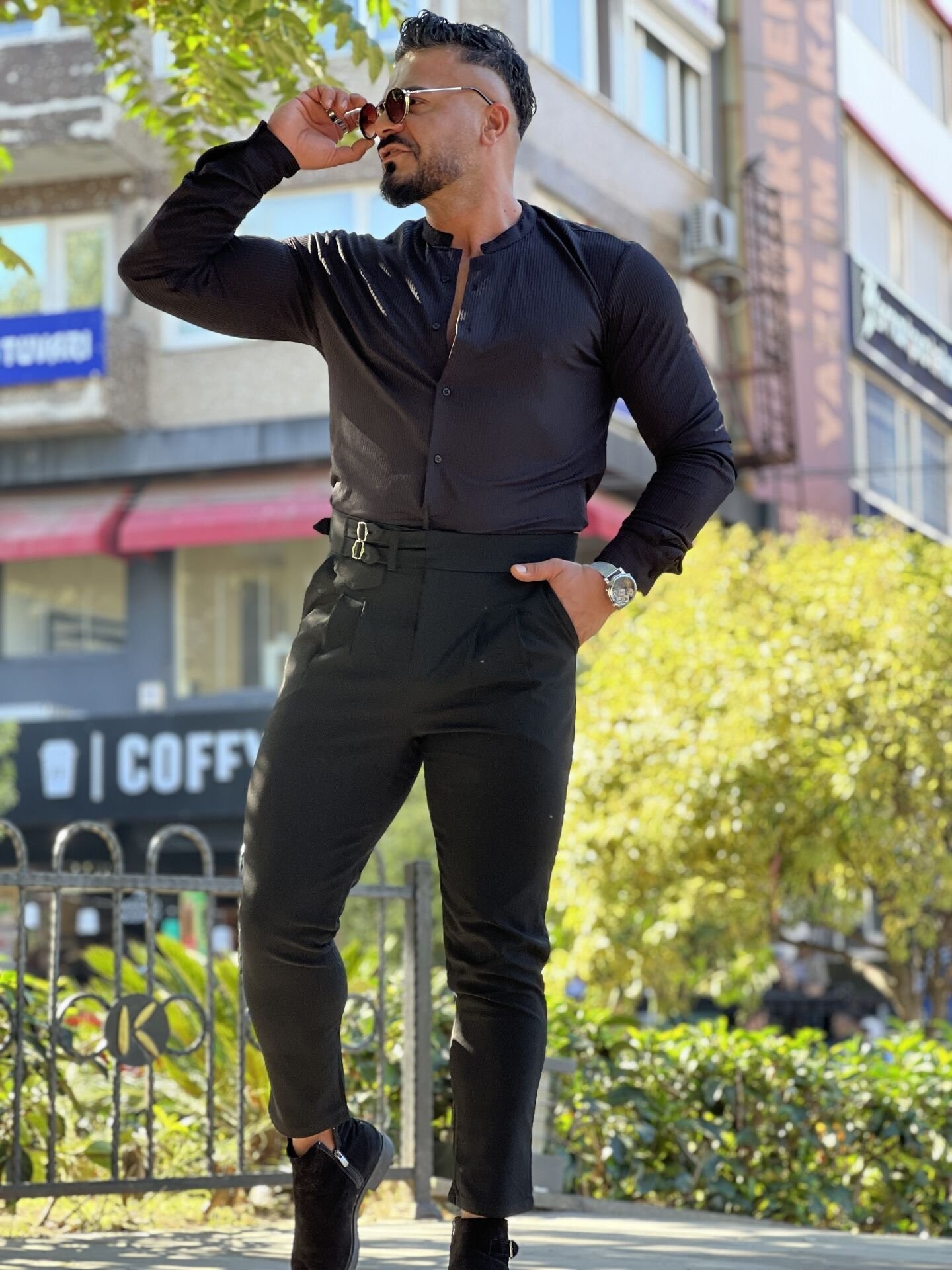 Fitilli Slim Fit Gömlek