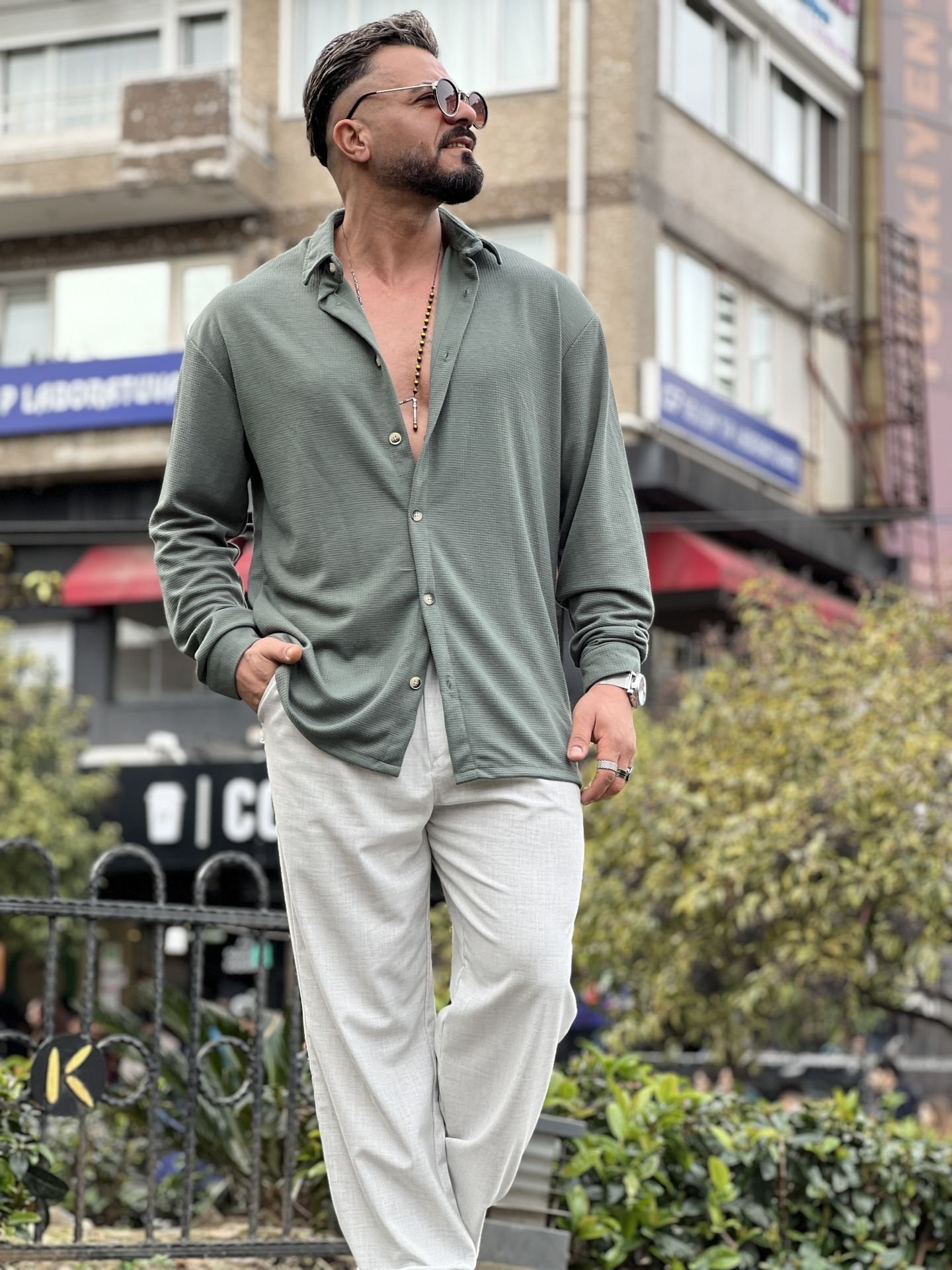 Özel Kesim Oversize Gömlek
