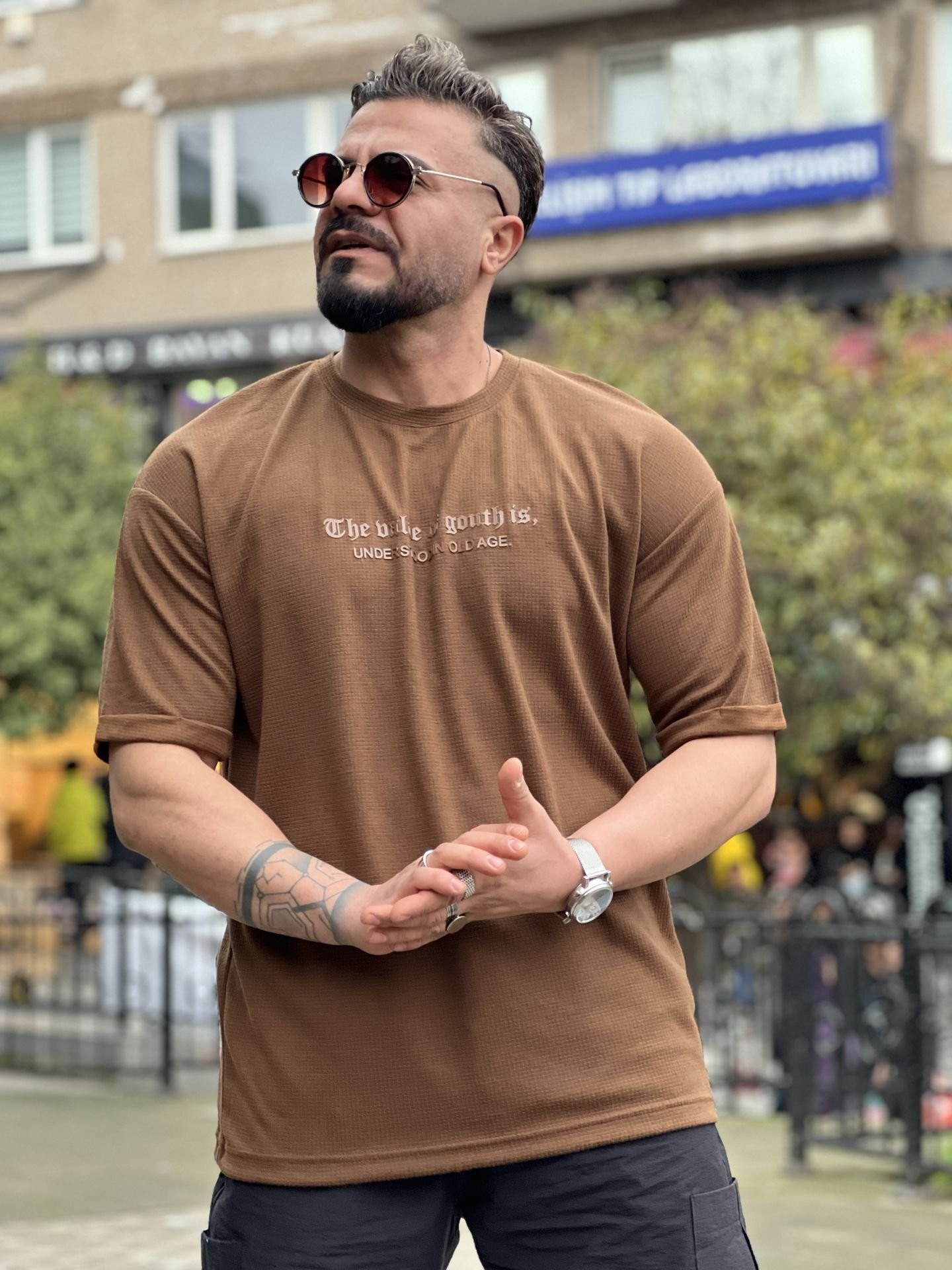 Özel Baskı Likralı Pamuk T-Shirt