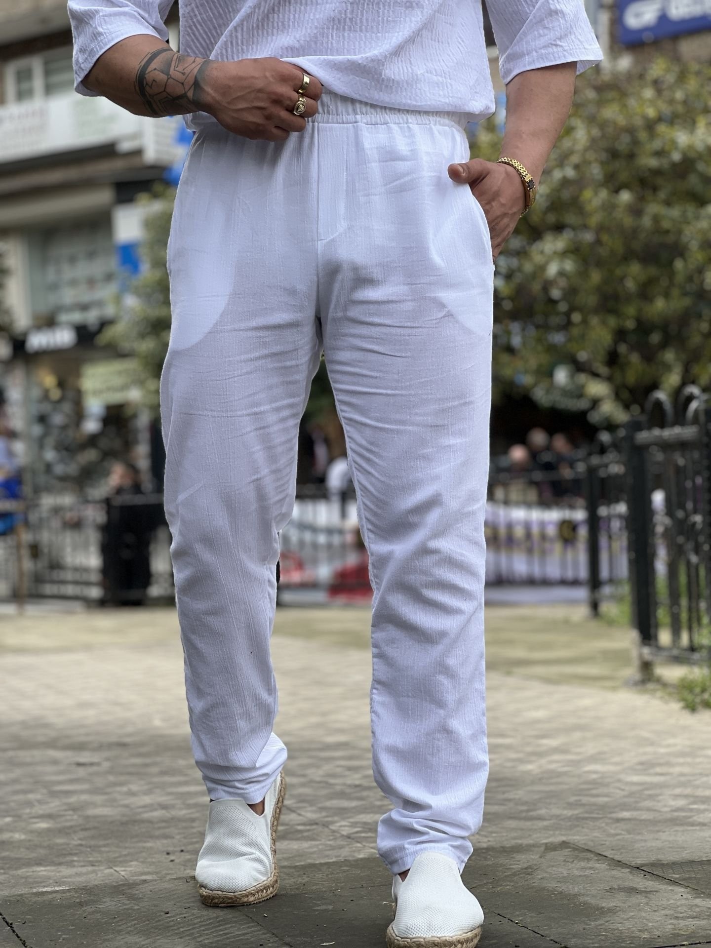 Müslin Keten Pantolon