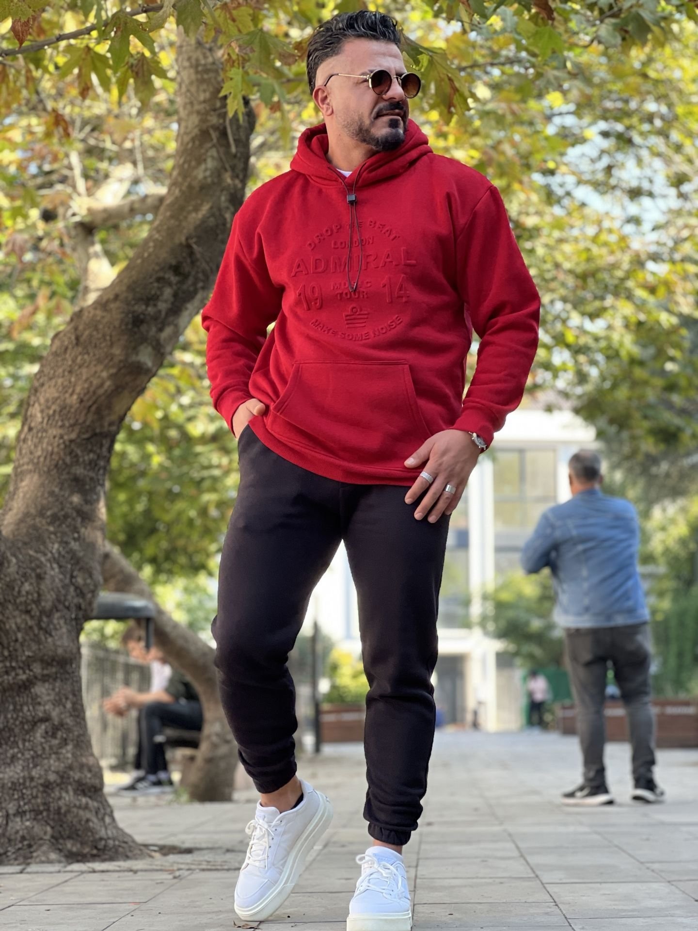 3 İplik Şardonlu Oversize Kapşonlu Sweat