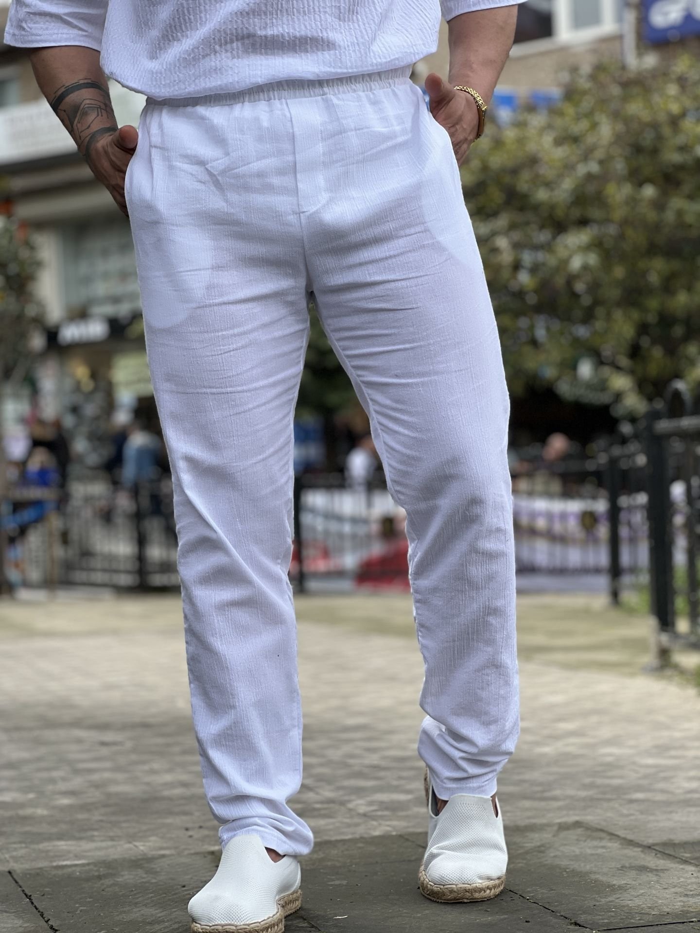 Müslin Keten Pantolon