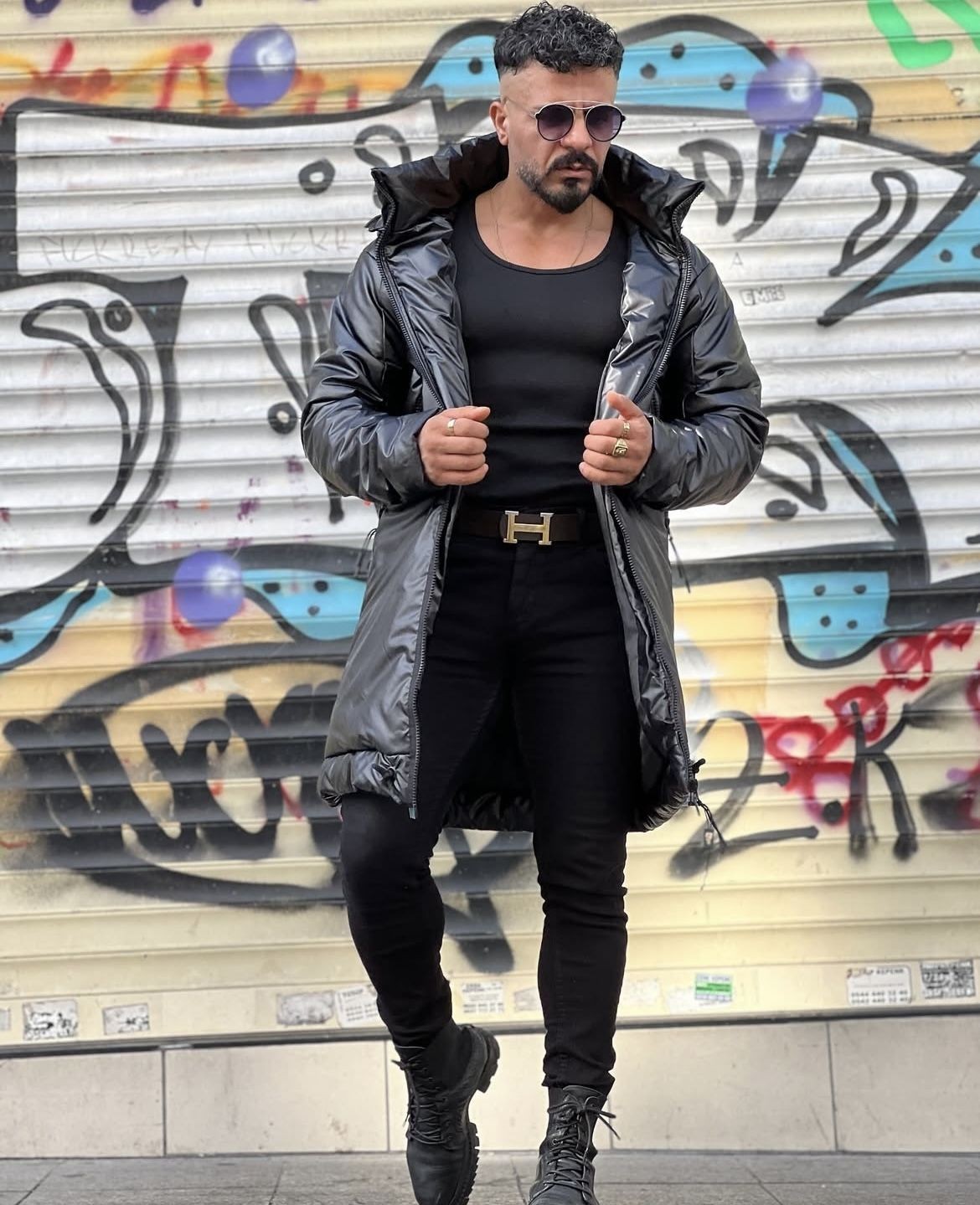 1.Sınıf Deri Şişme Mont