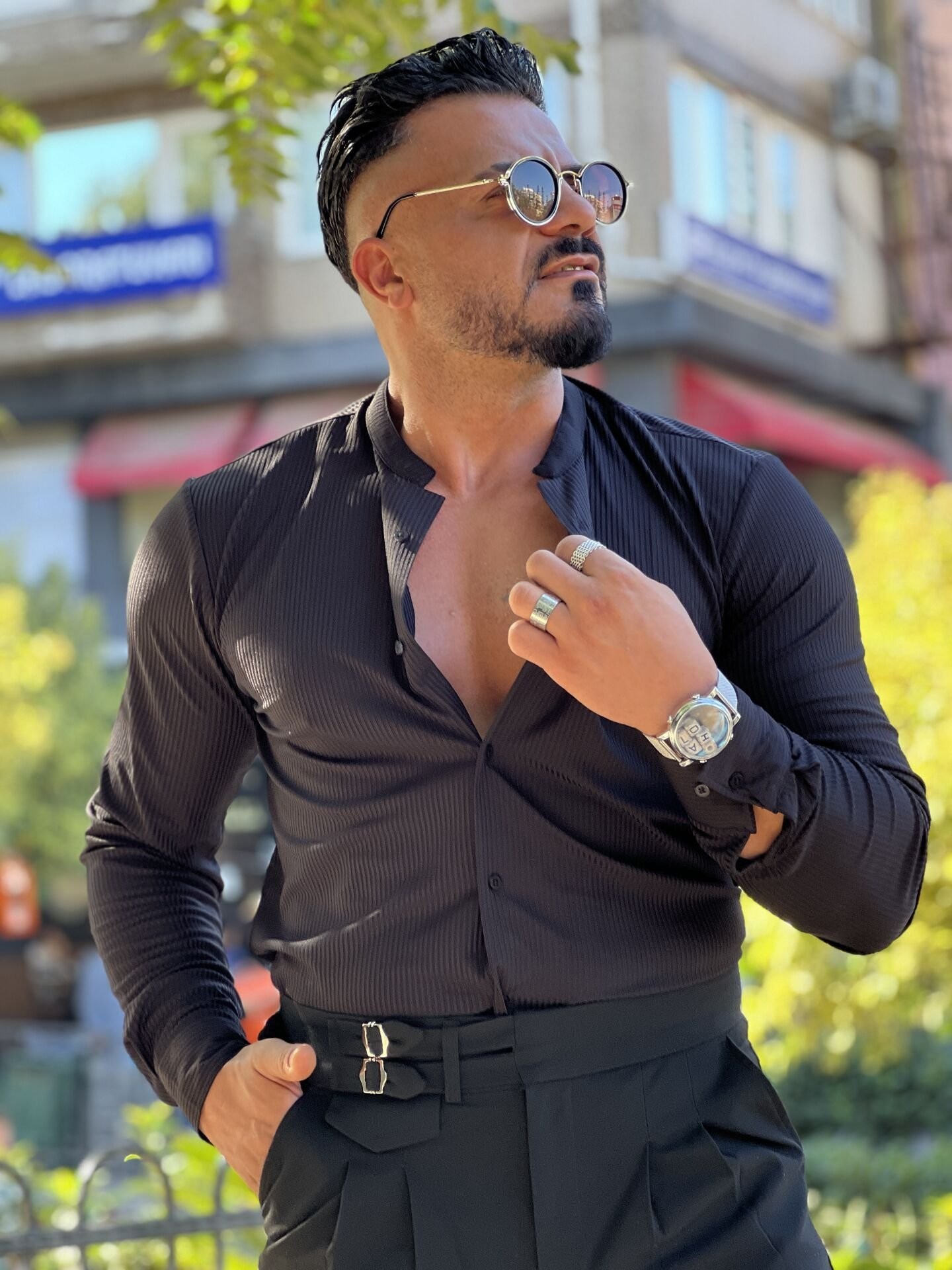 Fitilli Slim Fit Gömlek