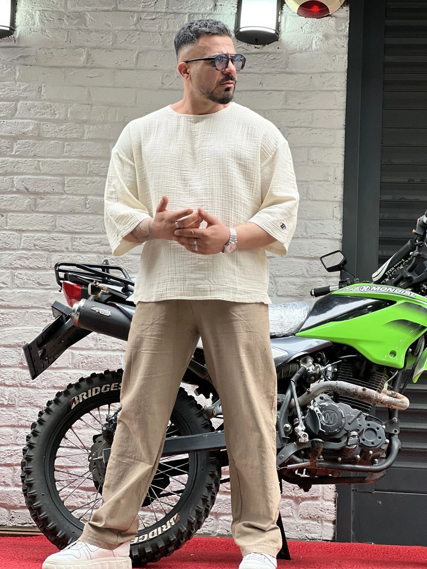 Oversize Fakir Kol T-Shirt