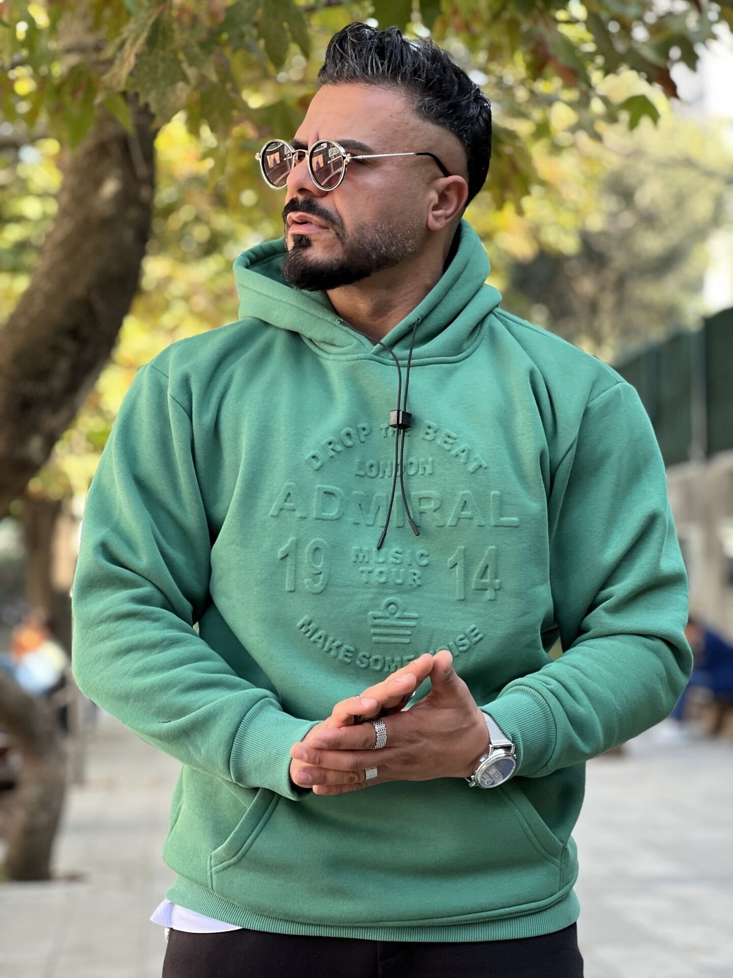 3 İplik Şardonlu Oversize Kapşonlu Sweat