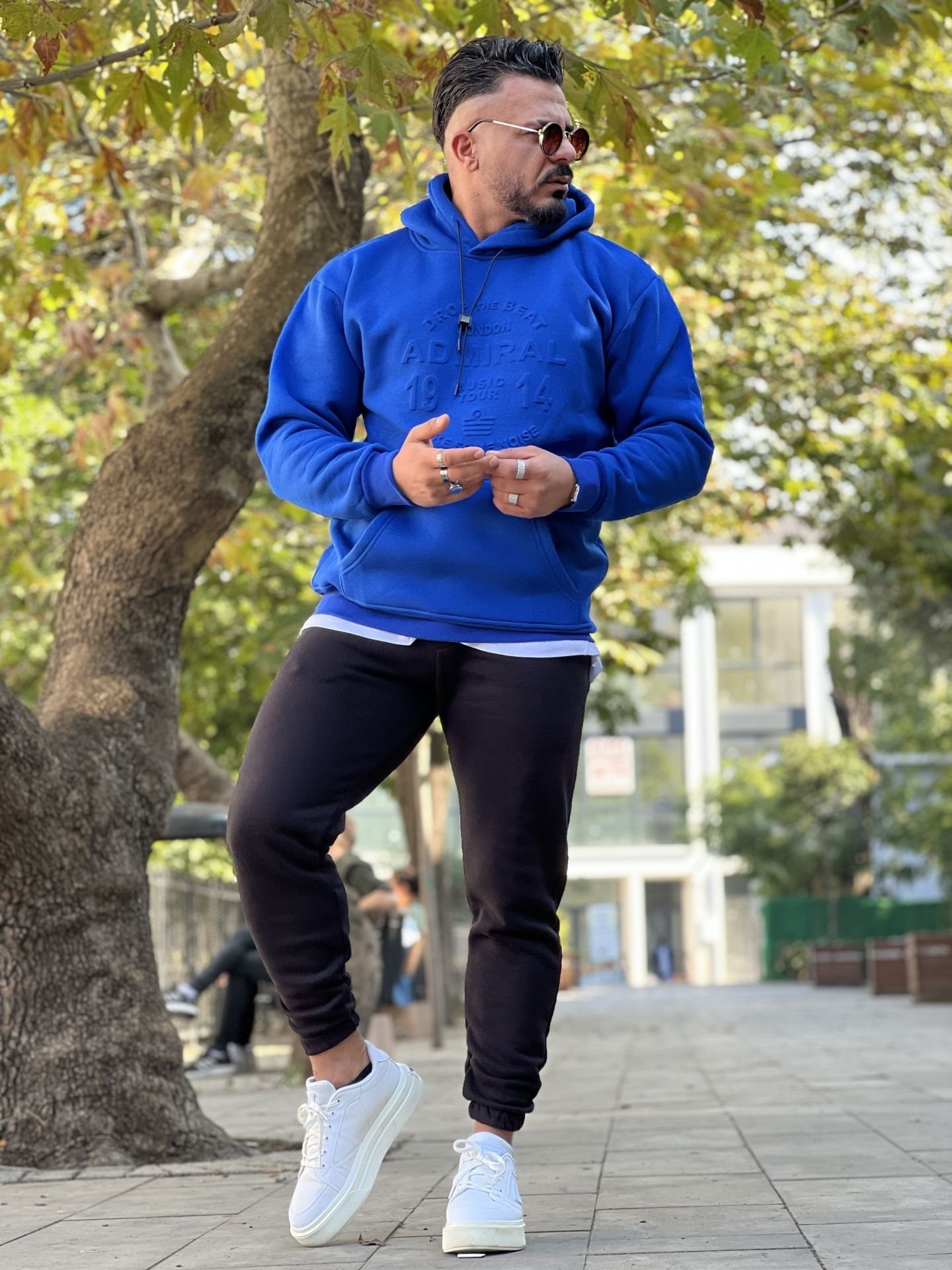 3 İplik Şardonlu Oversize Kapşonlu Sweat
