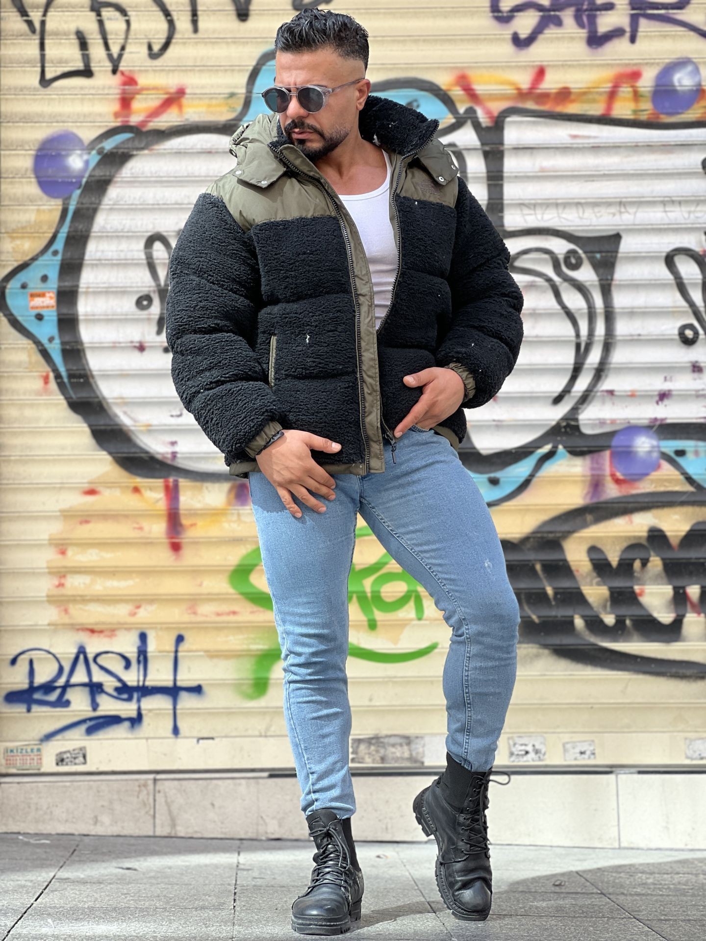 Yeni Sezon Kuzu Peluş Full Dolum Mont