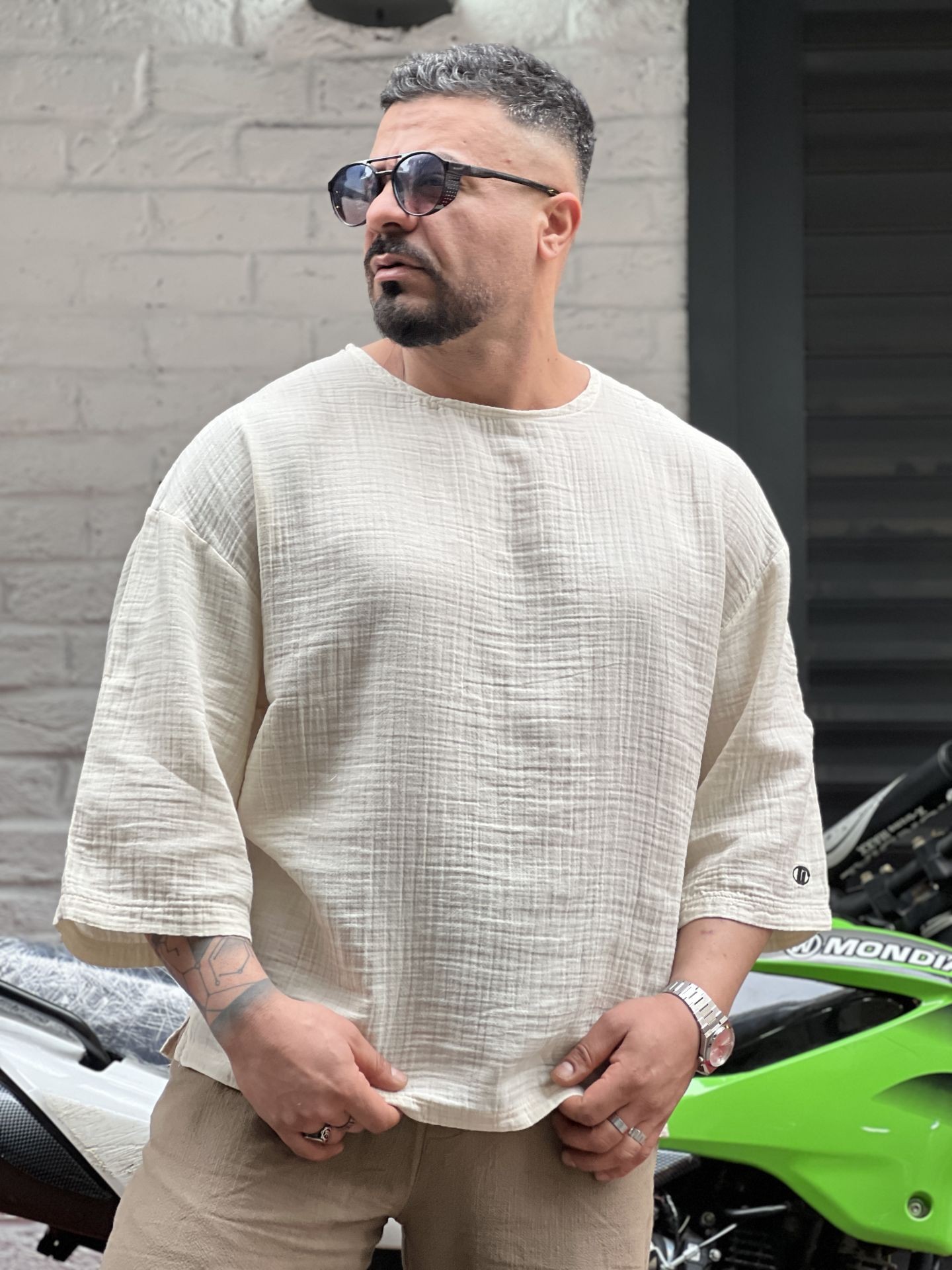 Oversize Fakir Kol T-Shirt