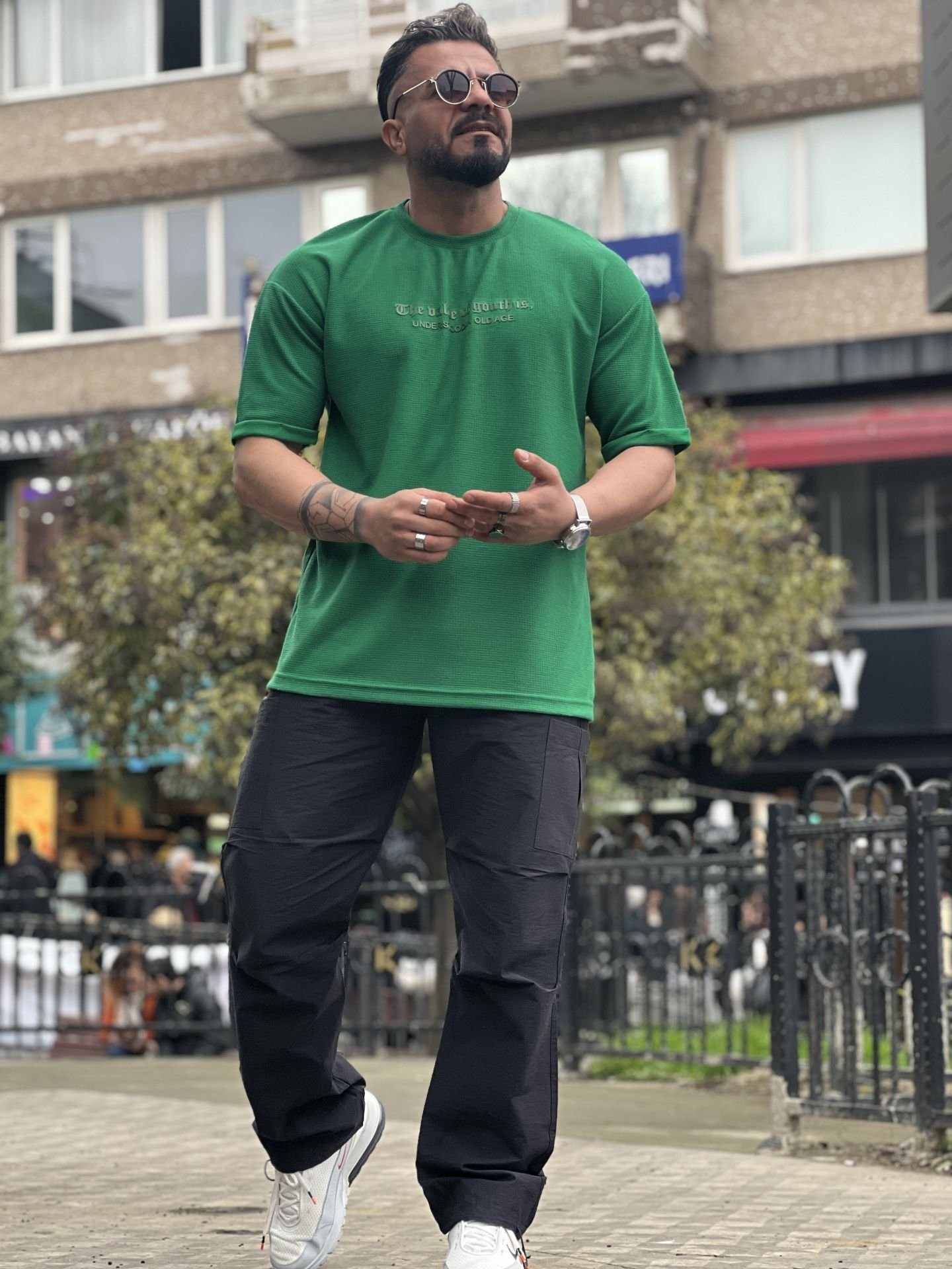 Özel Baskı Likralı Pamuk T-Shirt