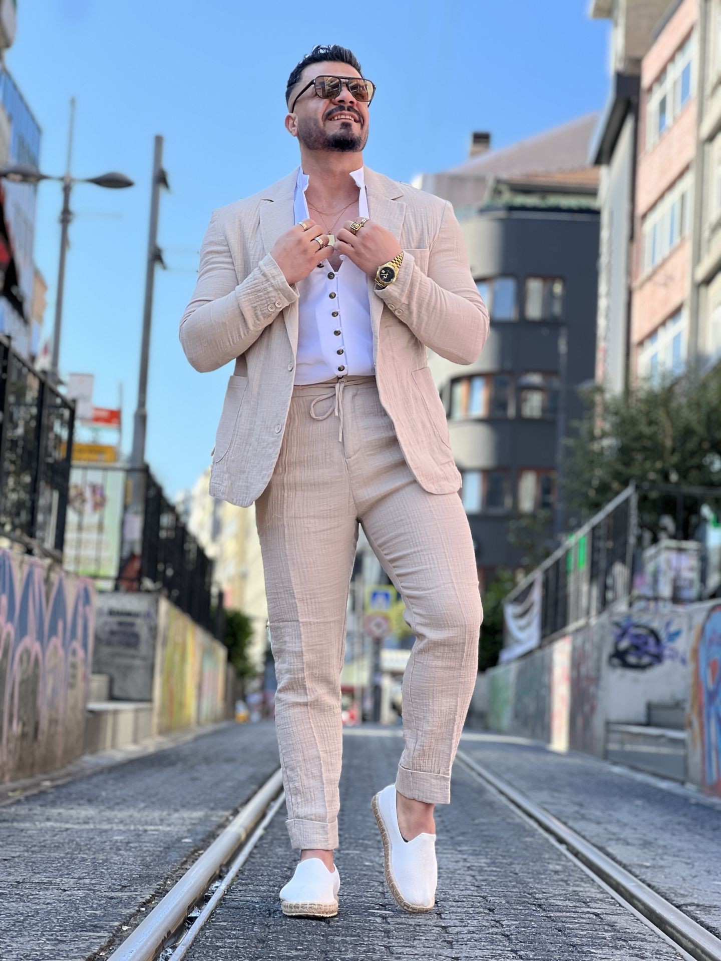 Saf Keten Takım