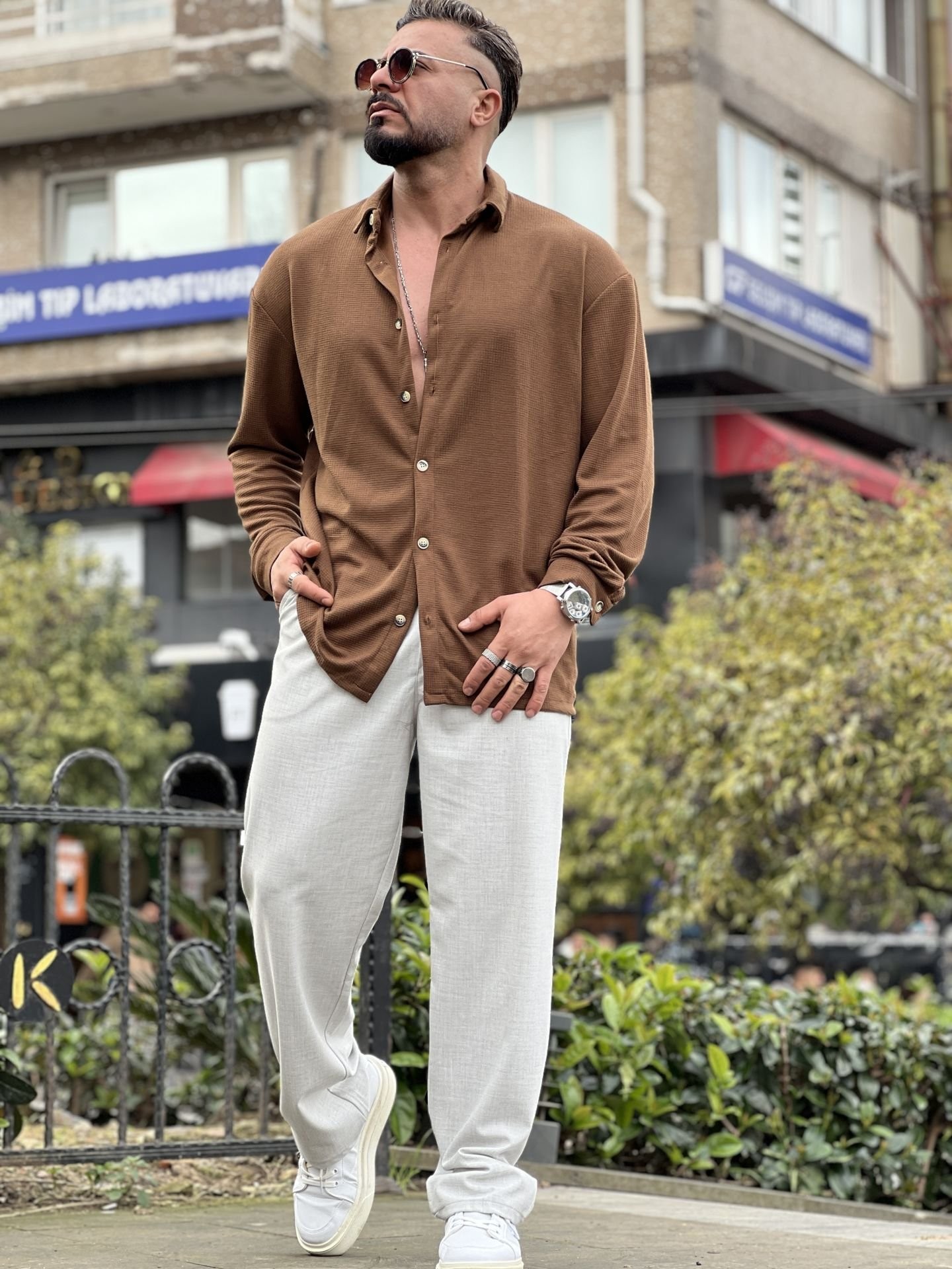 Özel Kesim Oversize Gömlek