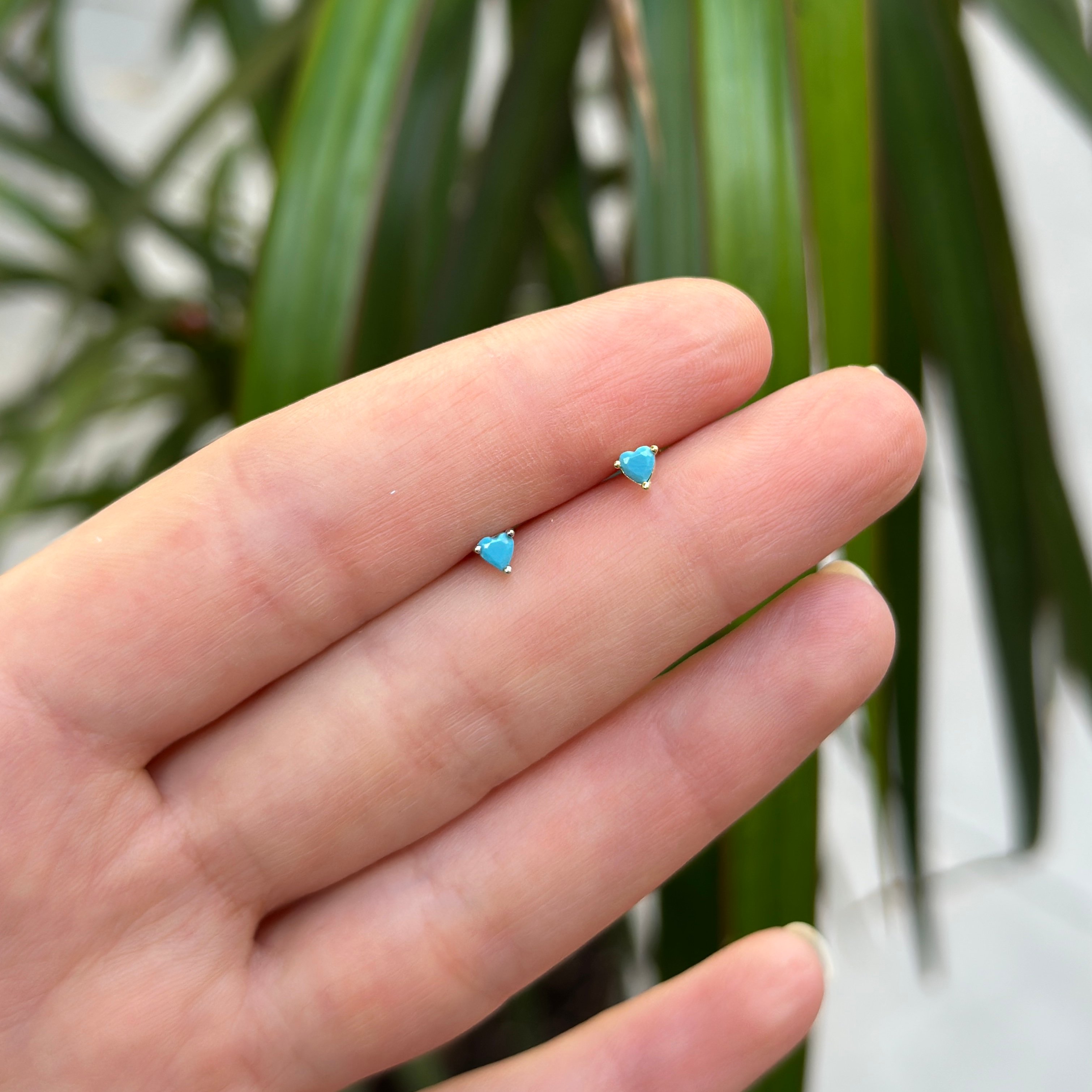 Blue Heart Piercing