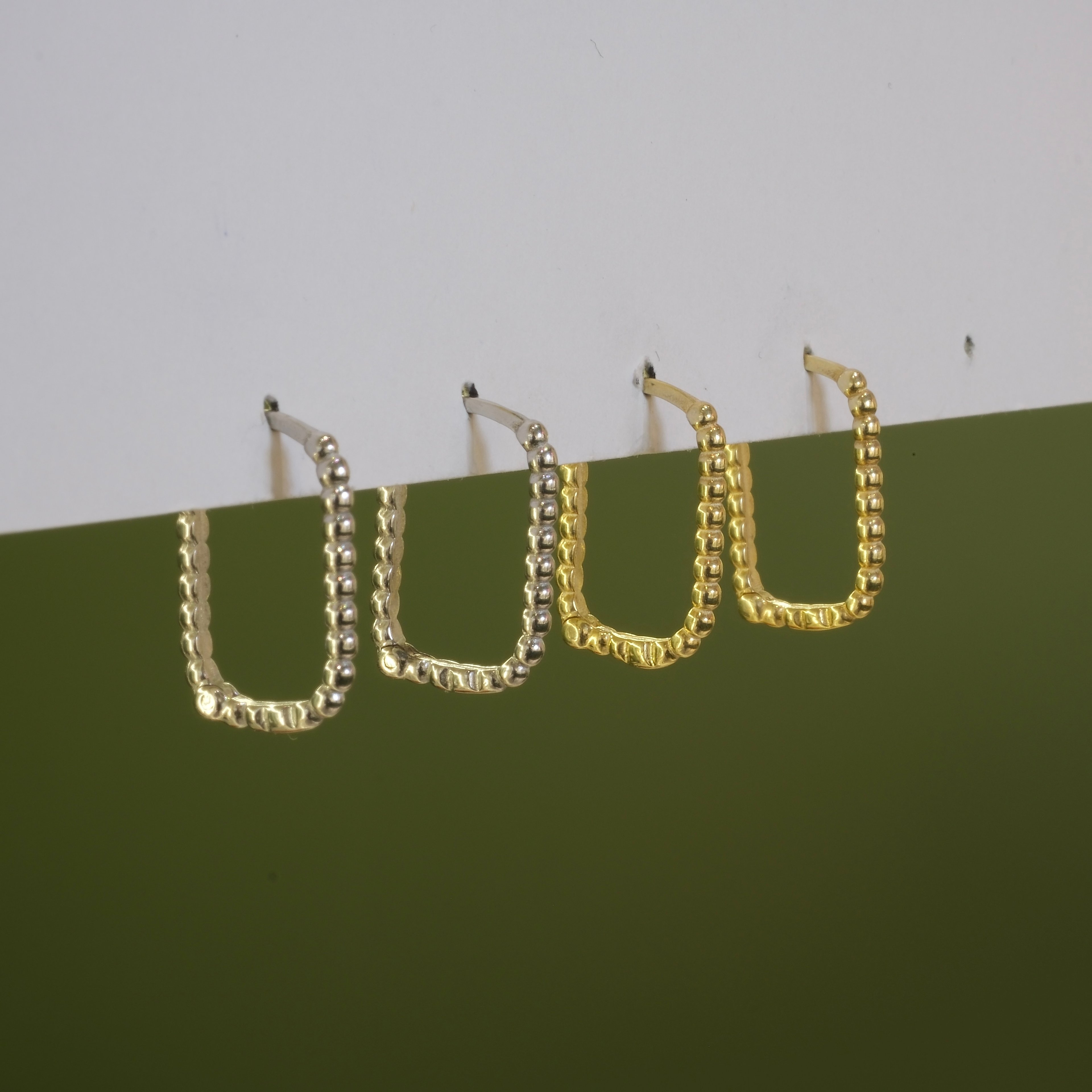 Round Rectangle Earrings