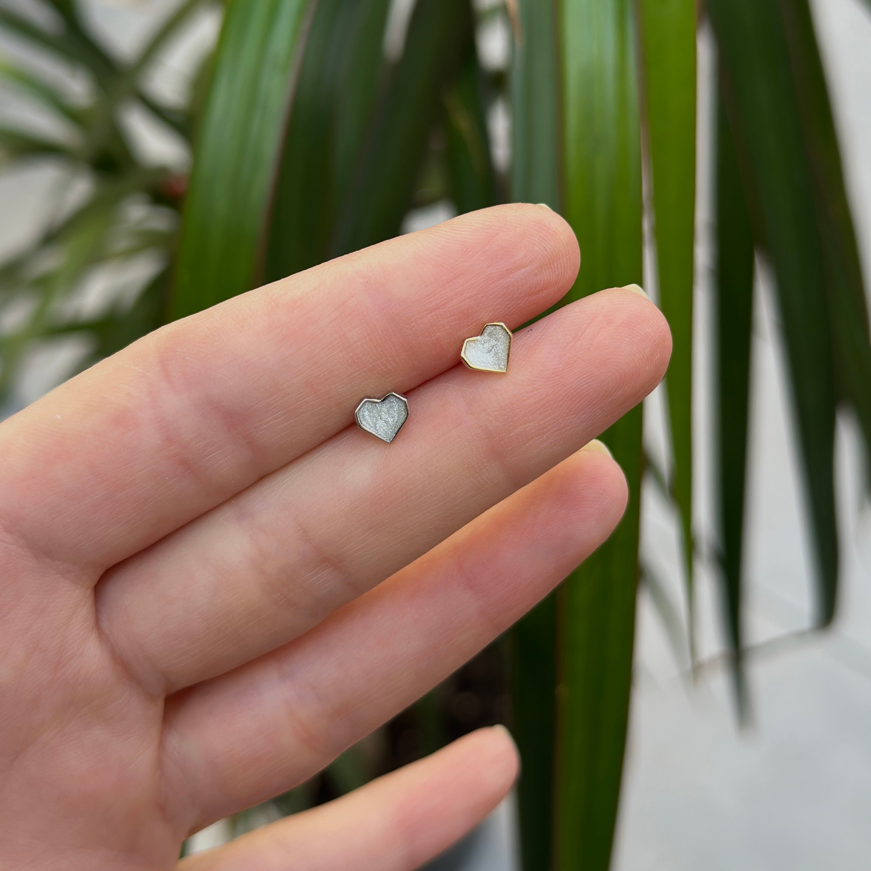 Heart of Mother of Pearl Piercing
