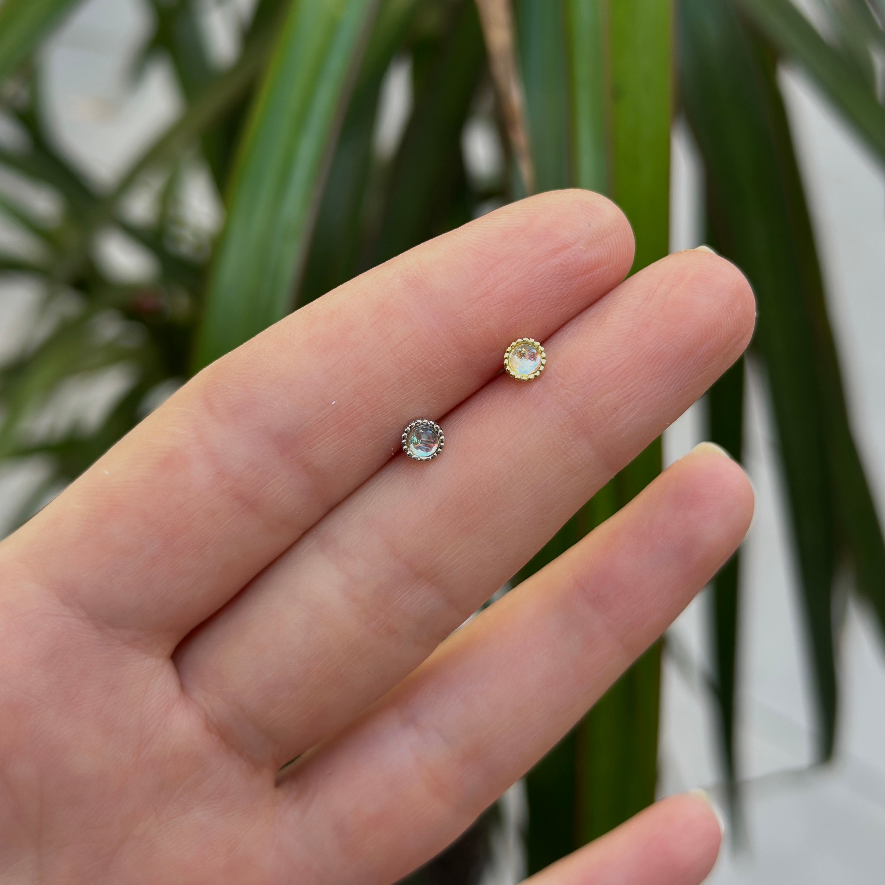 Colored Dot Piercing