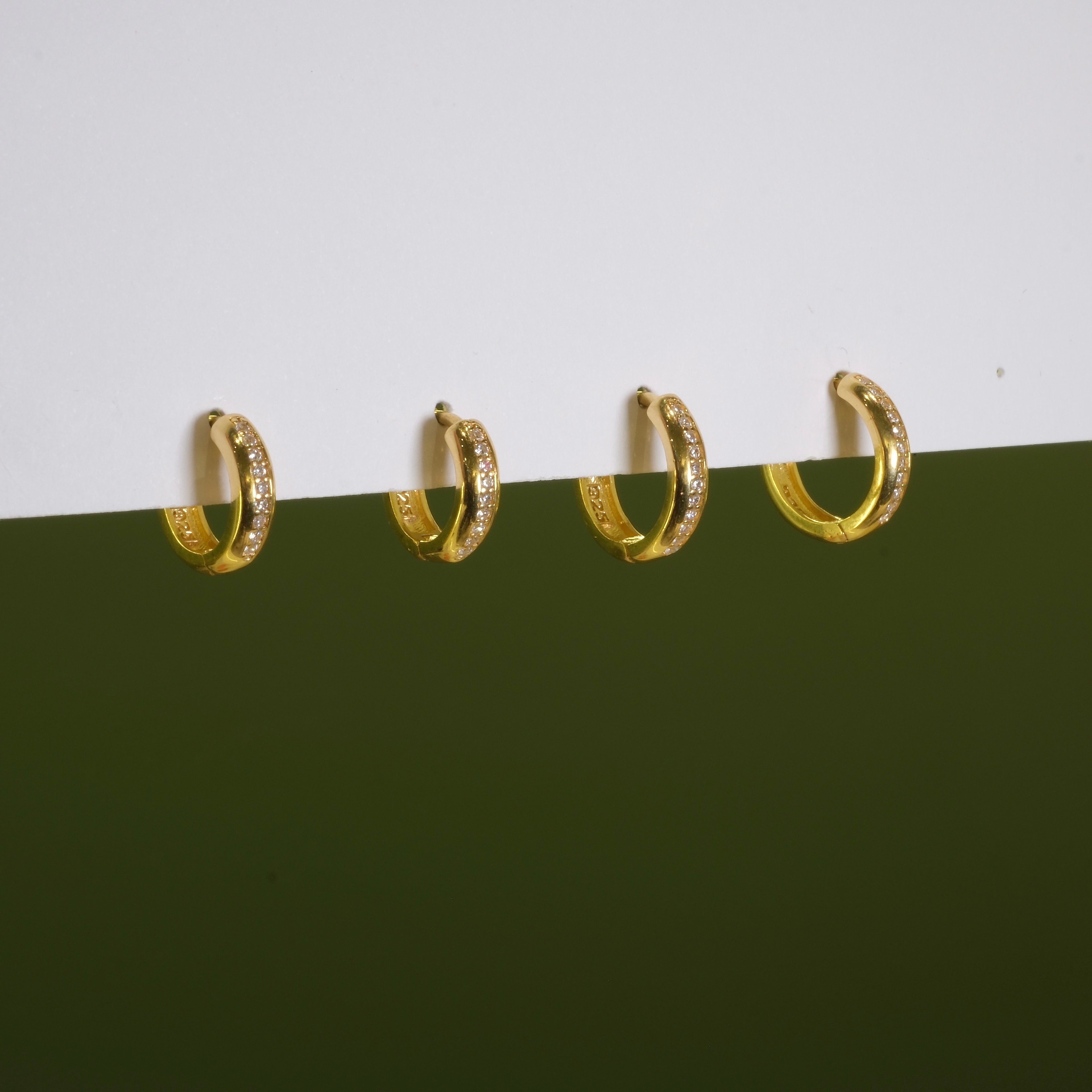Simple Stone Earrings
