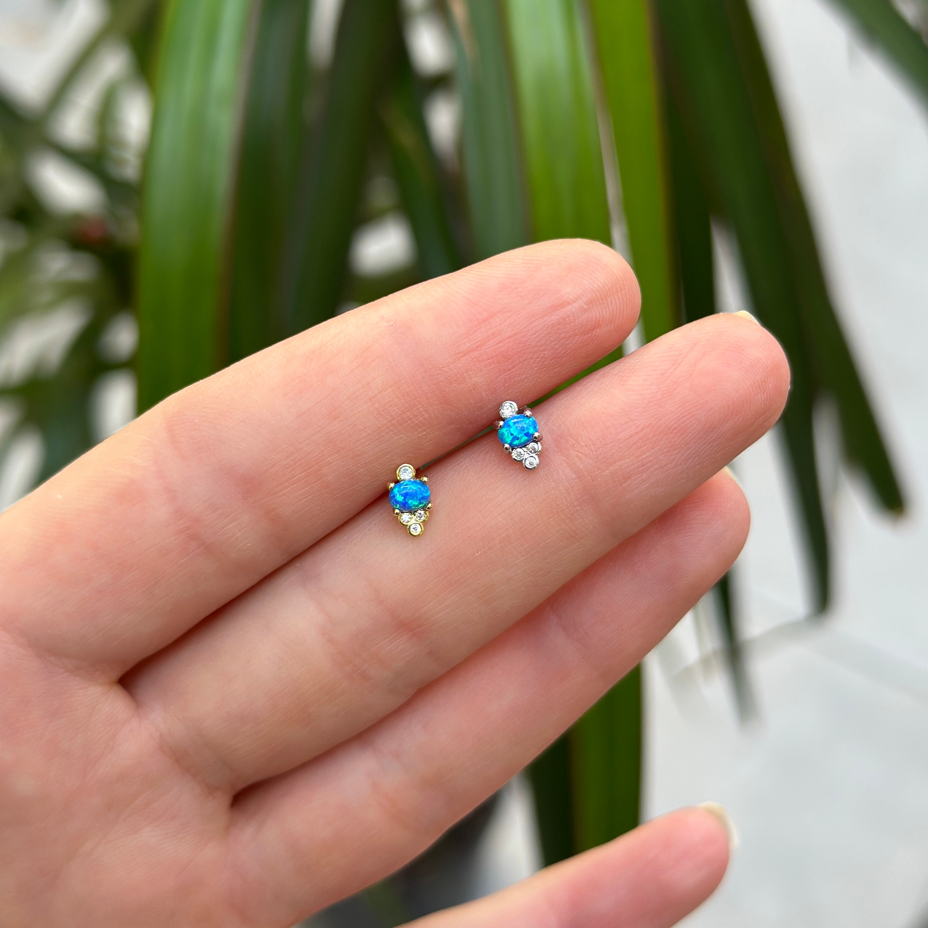 Blue Opal Piercing