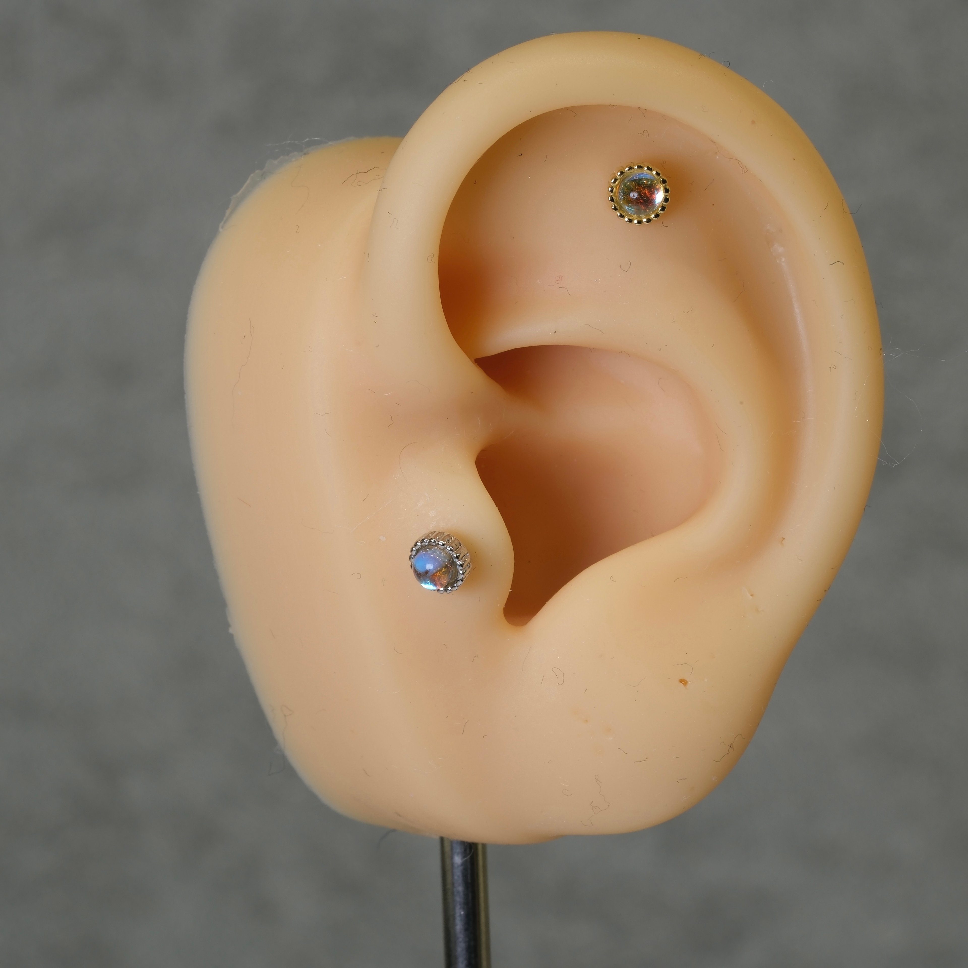 Colored Dot Piercing