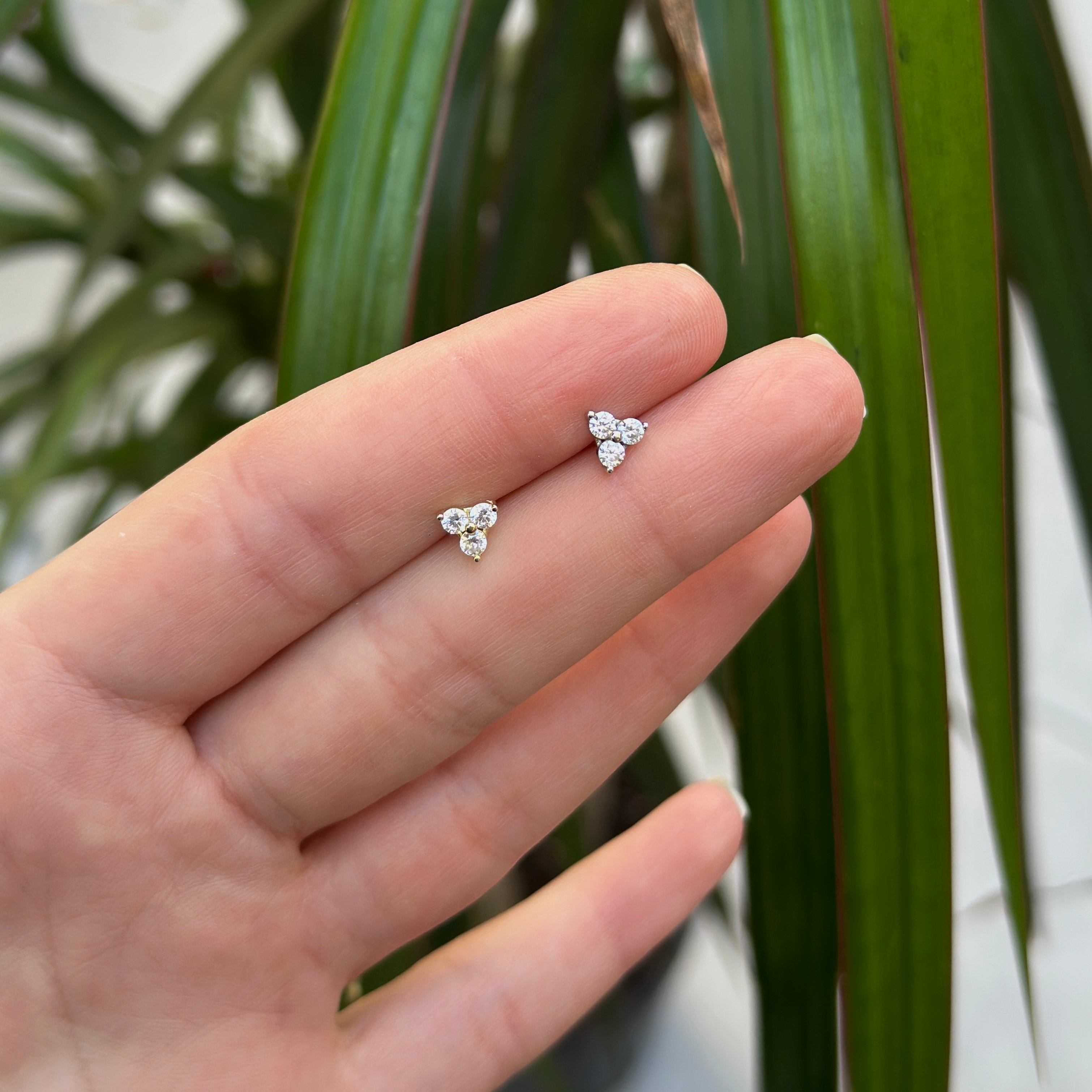 Triple Stone Piercing