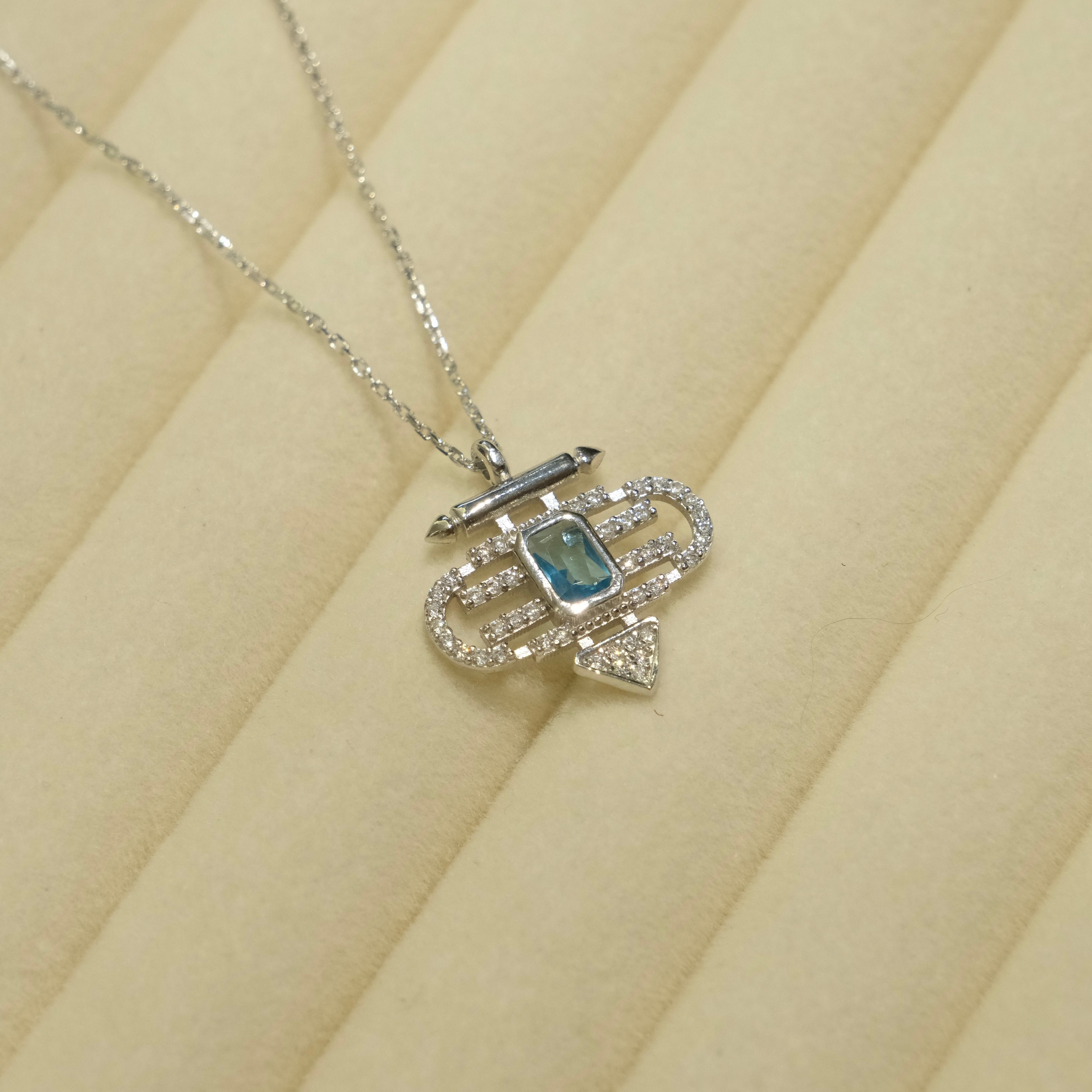 Blue S Necklace