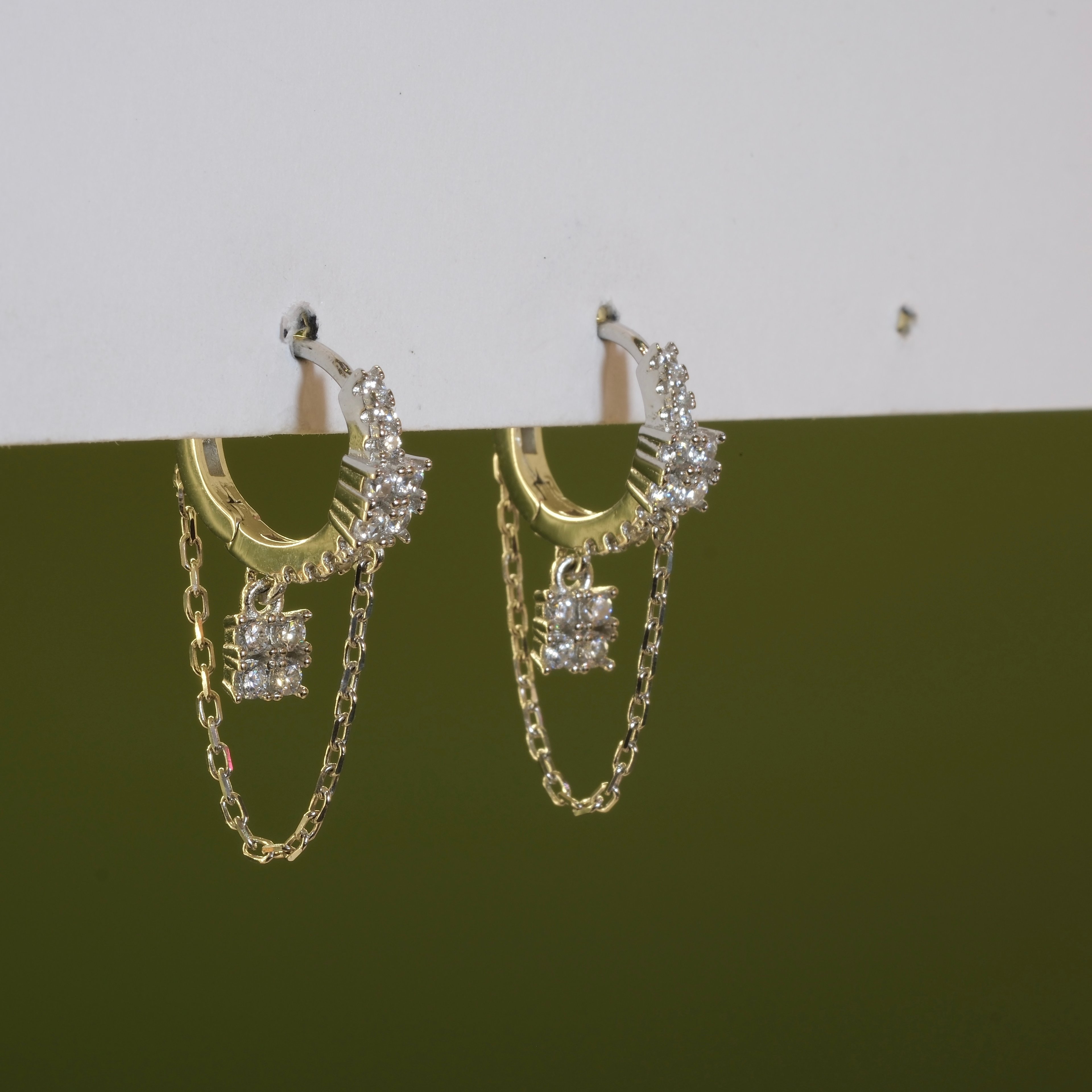 Chain Hoop Earrings