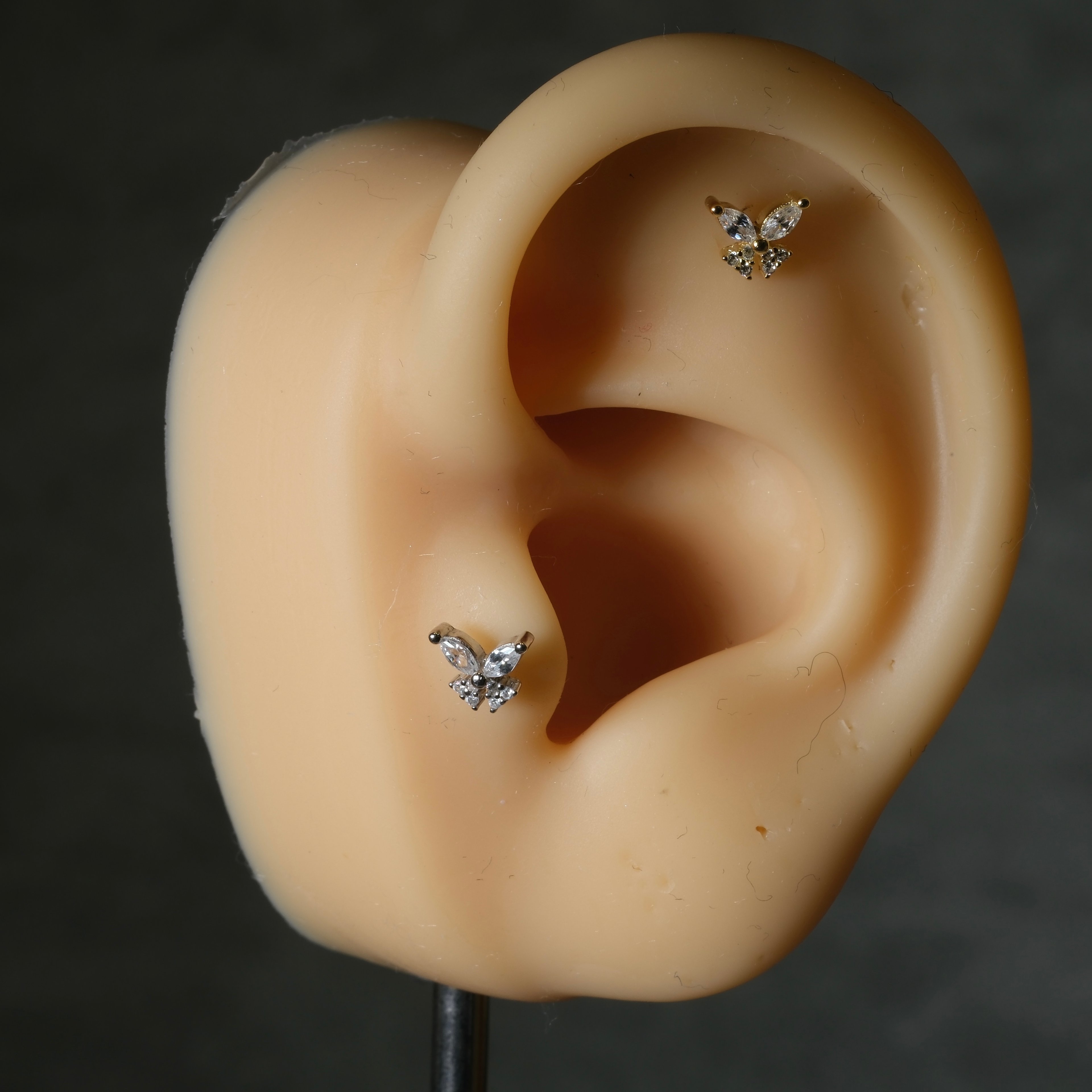 Butterfly S-Stone Piercing
