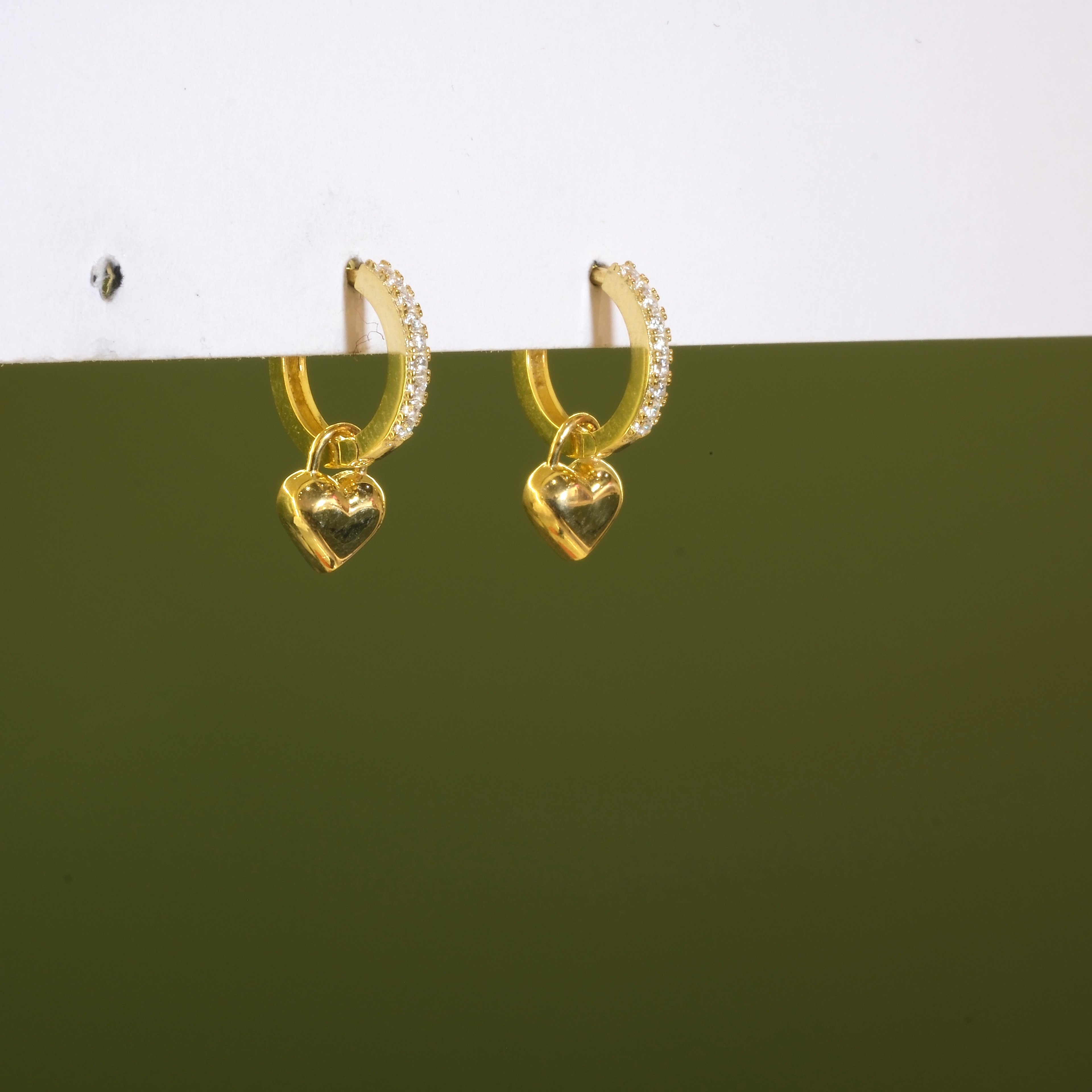 S-Heart Earrings