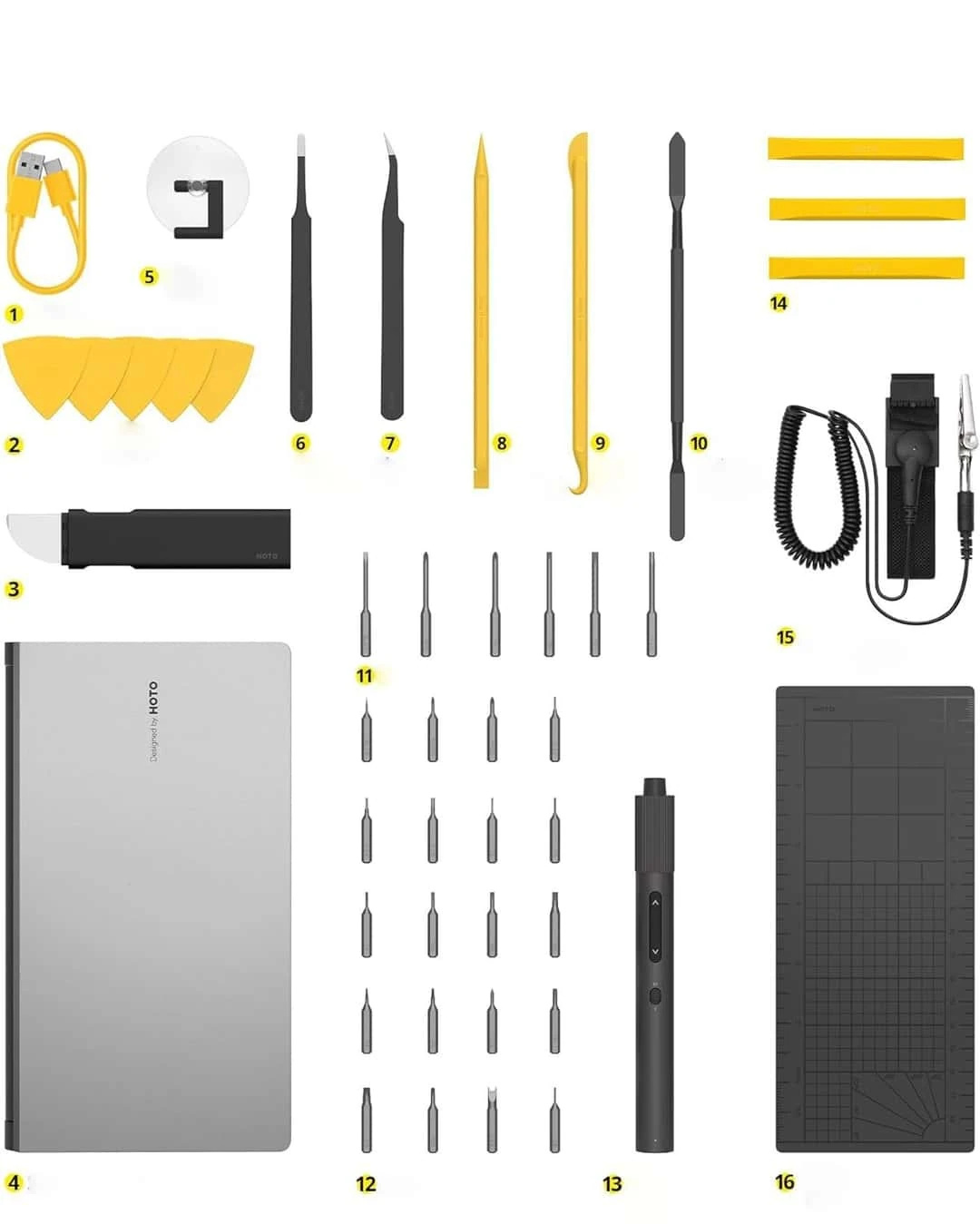 HOTO Hassas Tornavida Seti Pro