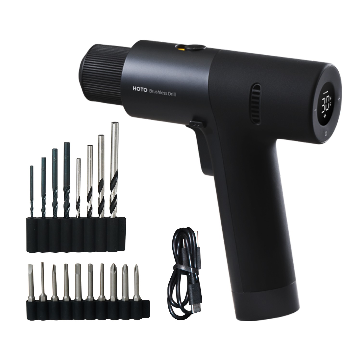 HOTO 12V Fırçasız Matkap QWLDZ001