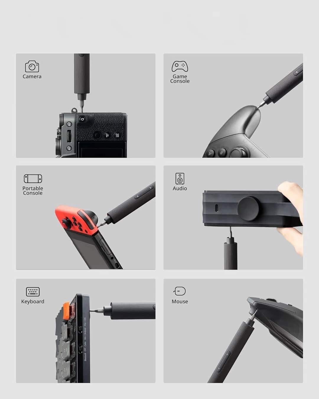 HOTO 25'i 1 Arada Elektrikli Tornavida Seti