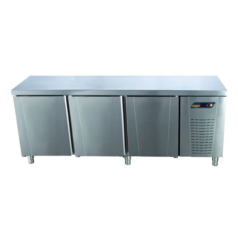Ndustrio TPG-73-WOBS Tezgah Sırtsız Tip Gastronorm Buzdolabı, 3 Kapılı 
