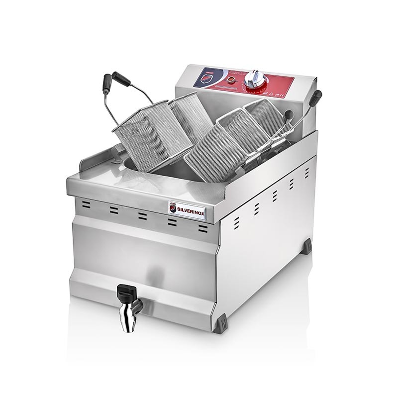 SilverInox MK Makarna Fritözü, 8 L, Elektrikli