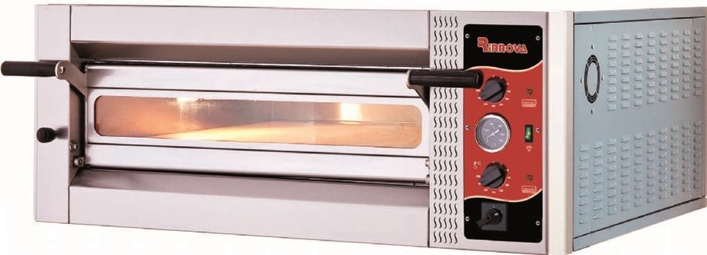 Kalitegaz Elektrikli Pizza Fırını 4x35 cm Pizza Kapasiteli Tek Katlı Manuel E4351A