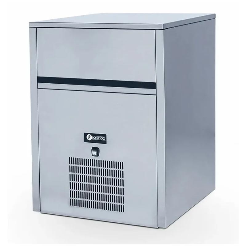  Iceinox Hazneli Gurme Buz Makinesi, 35 kg/gün Kapasiteli