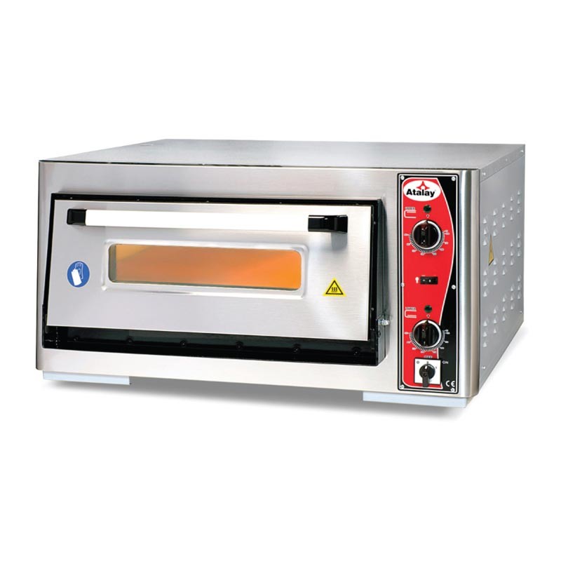  Atalay  (30 cm x 4) Pizza Kapasiteli Tek Katlı Pizza Fırını, Elektrikli