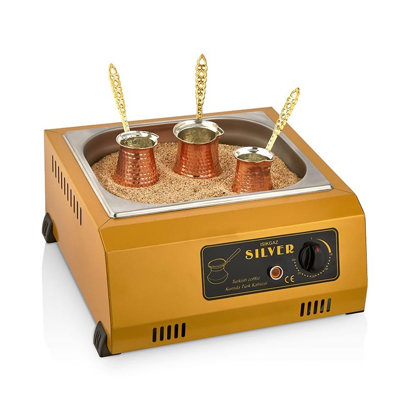 SilverInox Kumda Kahve Makinesi, Gold