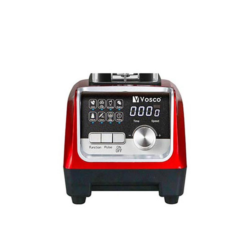 Vosco Pro Dijital Buz Kırıcı Bar Blender, 2 L, Kırmızı - VHS-206C