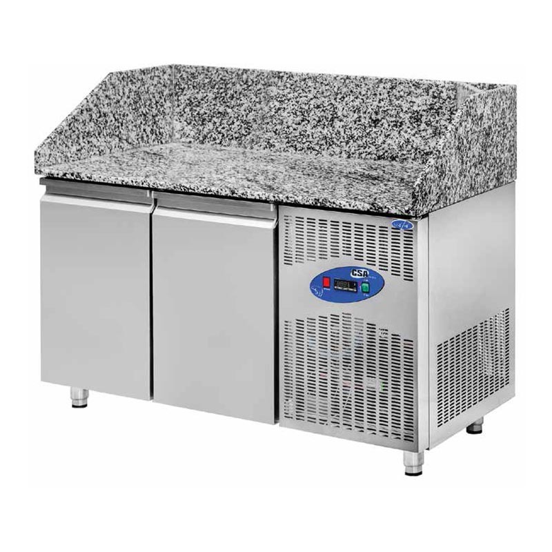 Pizza Hazırlık Dolabı, Granit Tablalı, 380 L 