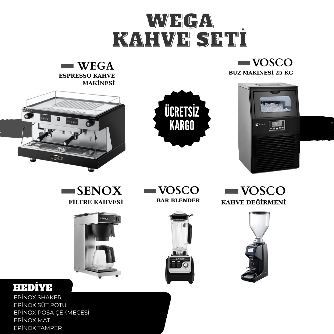 Wega Espresso Kahve Seti