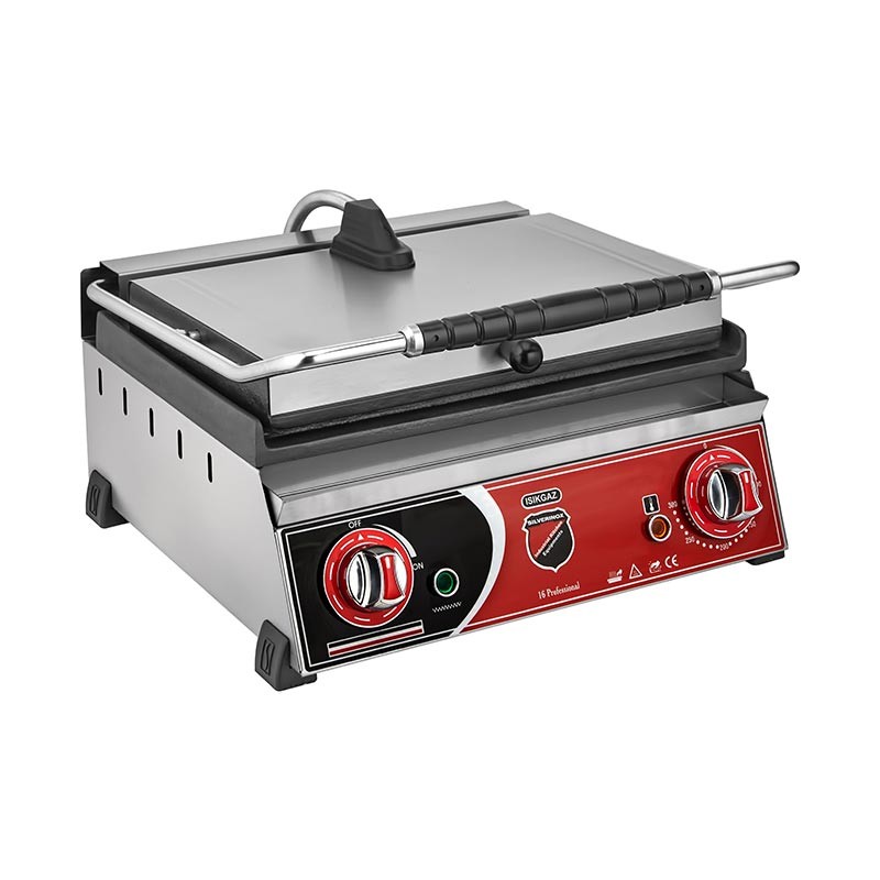 SilverInox Tost Makinesi, 16 Dilim, Elektrikli