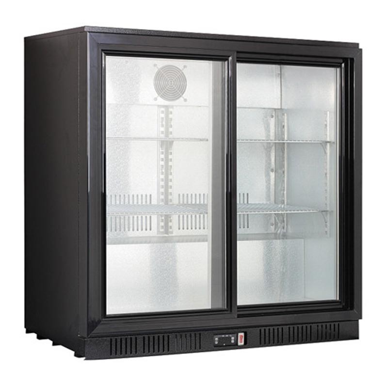 Bar Arkası Şişe Soğutucu Dolap, 2 Sürgü Kapılı, 210 L CSA CS-B-250-SK