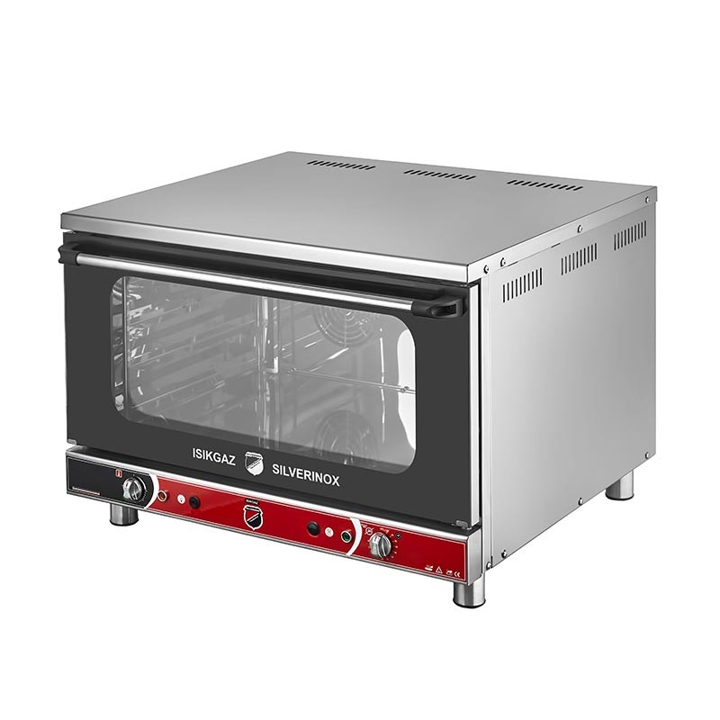 SilverInox Manuel Patisseri Fırın, 40x60 cm 4 Tepsi Kapasiteli, Elektrikli
