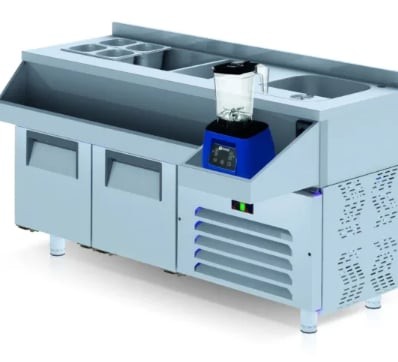  Iceinox Kokteyl Hazırlık Buzdolabı 3 Kapılı 