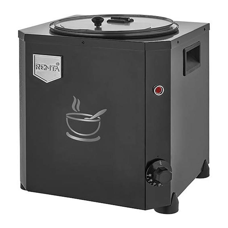 Remta Jumbo Model Çorba Isıtıcısı, 9 L, Siyah