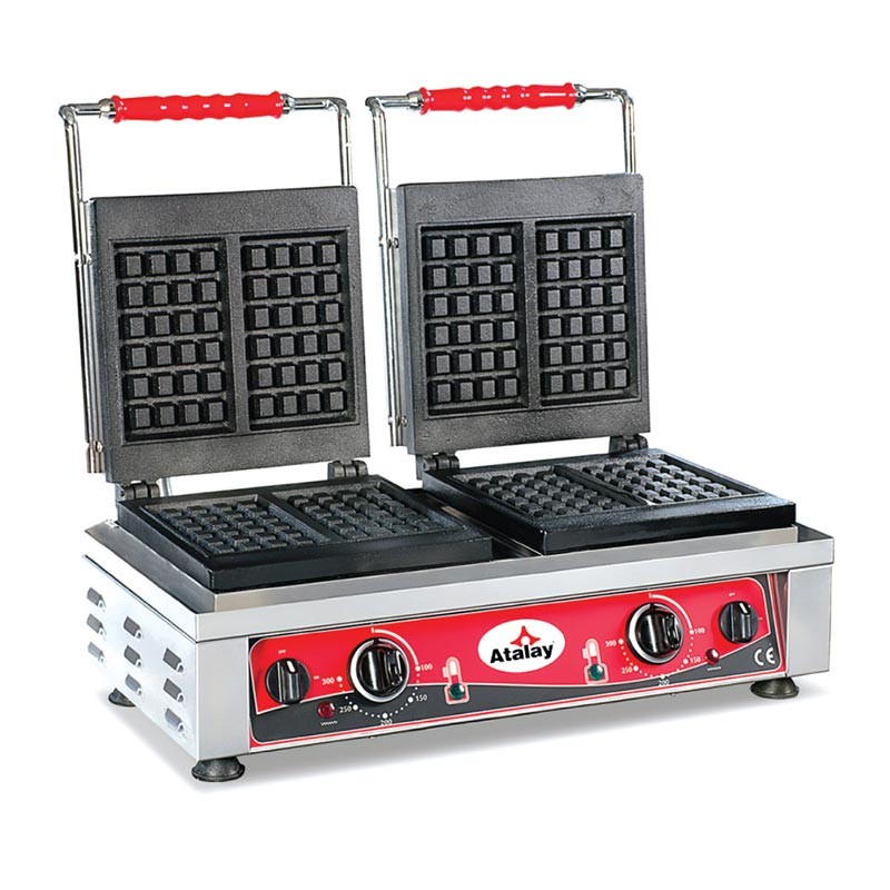  Atalay Çiftli Kare Waffle Makinesi, Elektrikli