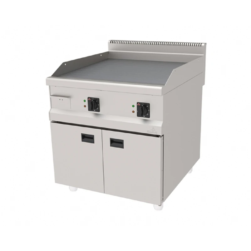 Atalay Gazlı Izgara, Nervürlü, Krom Yüzeyli, 80x90x85 Cm